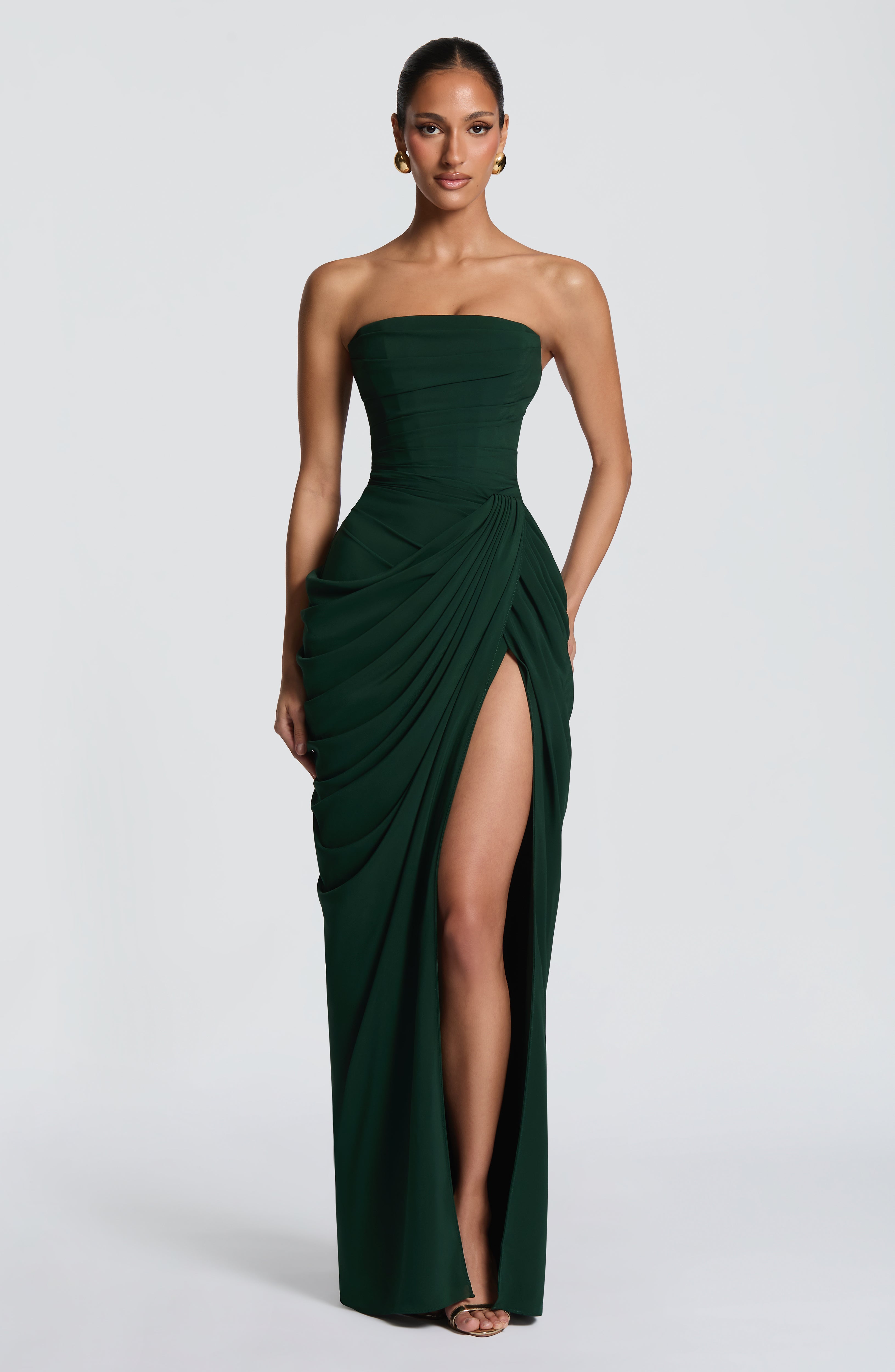 Cyra Maxi Dress - Emerald – Ansicht 12