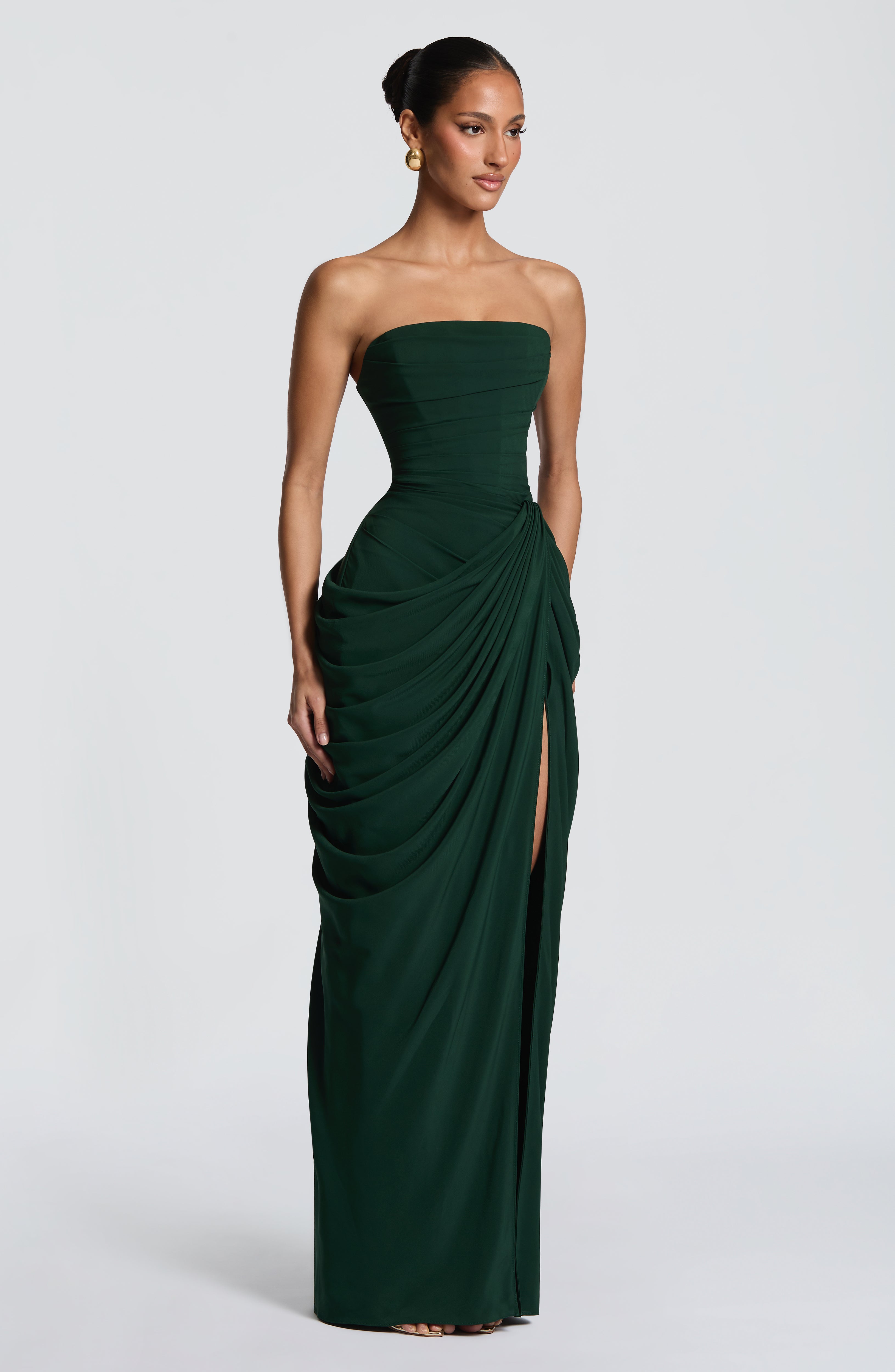 Cyra Maxi Dress - Emerald – Ansicht 5