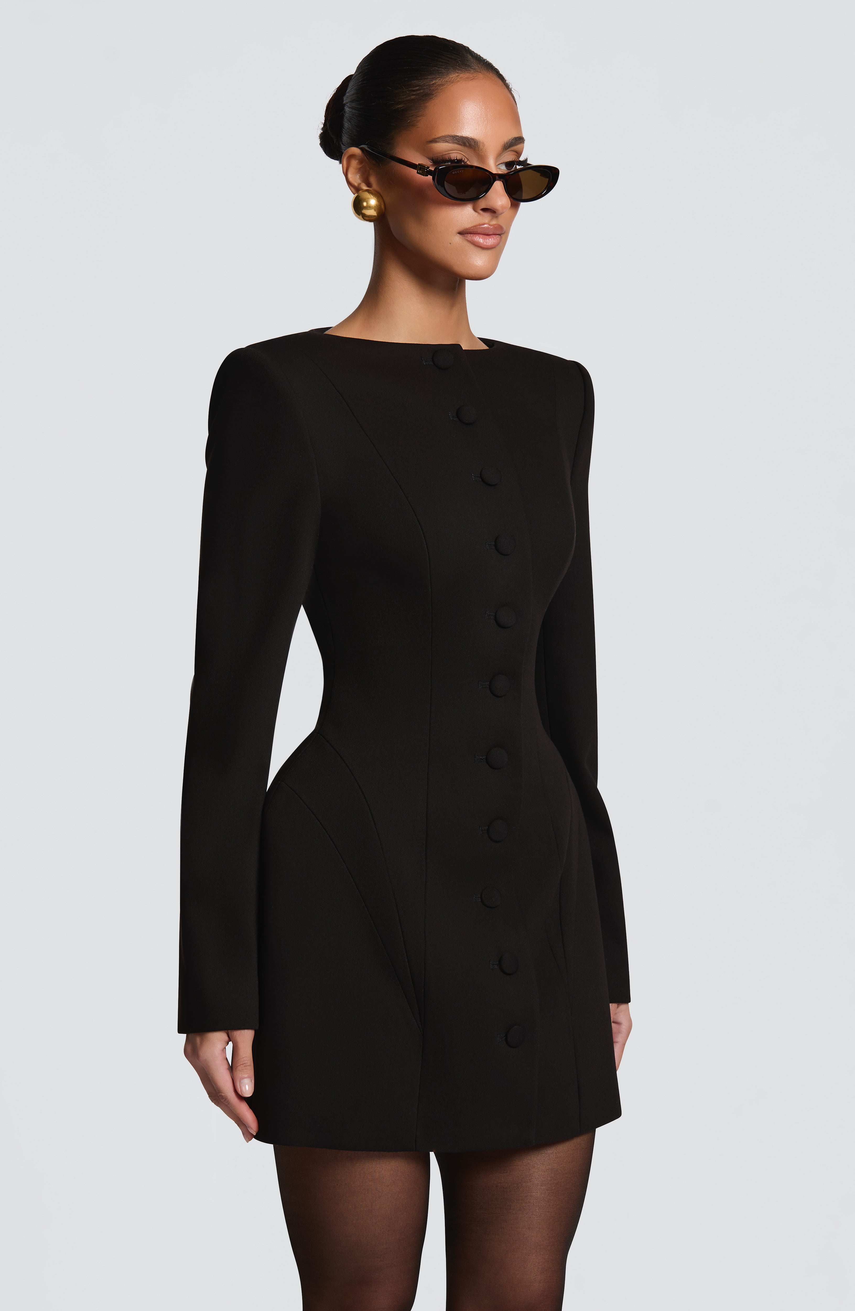 Azzurra Mini Dress - Black – Ansicht 12