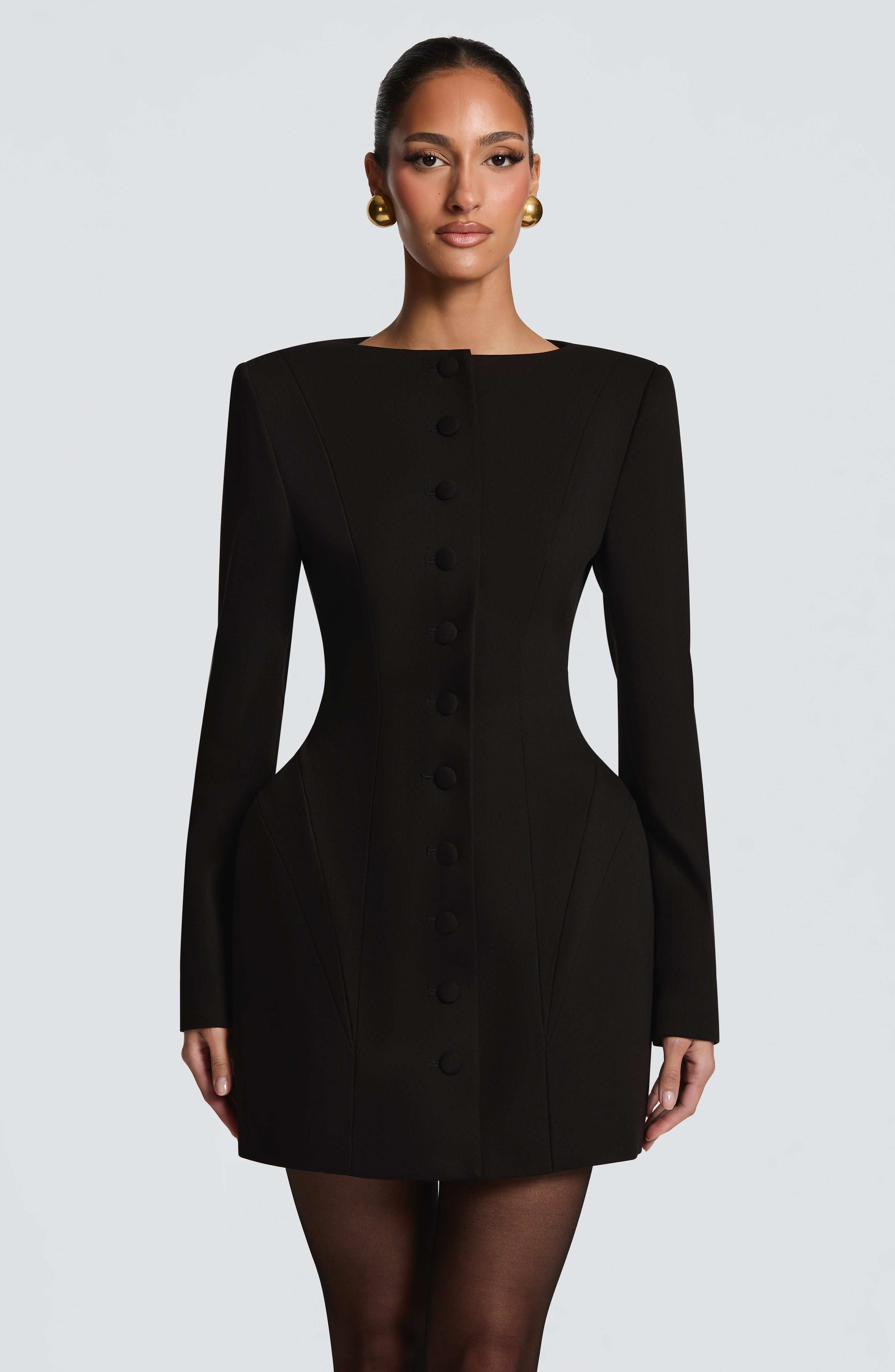 Azzurra Mini Dress - Black – Ansicht 13