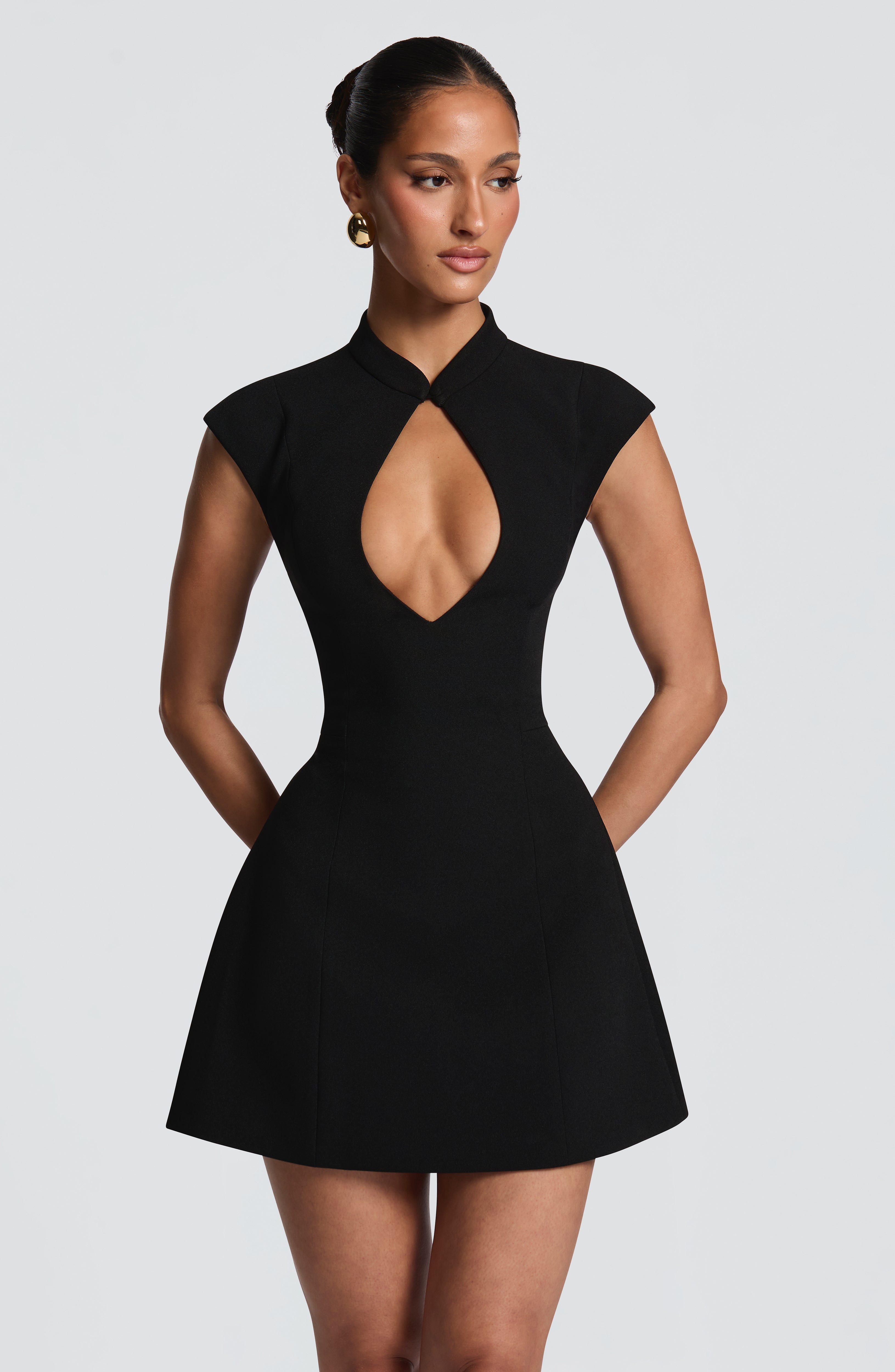 Sakura Mini Dress - Black – Ansicht 1
