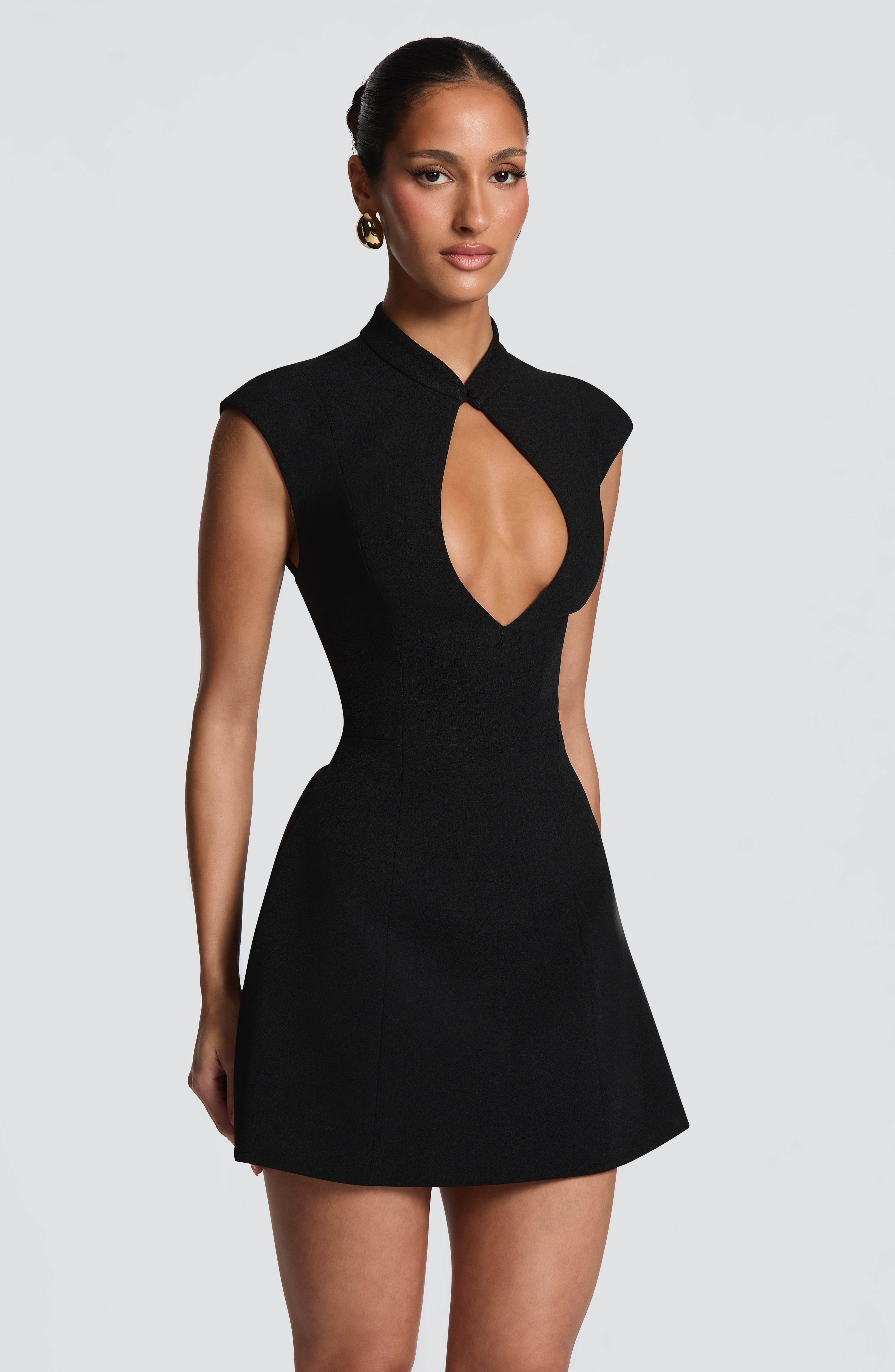 Sakura Mini Dress - Black – Ansicht 3