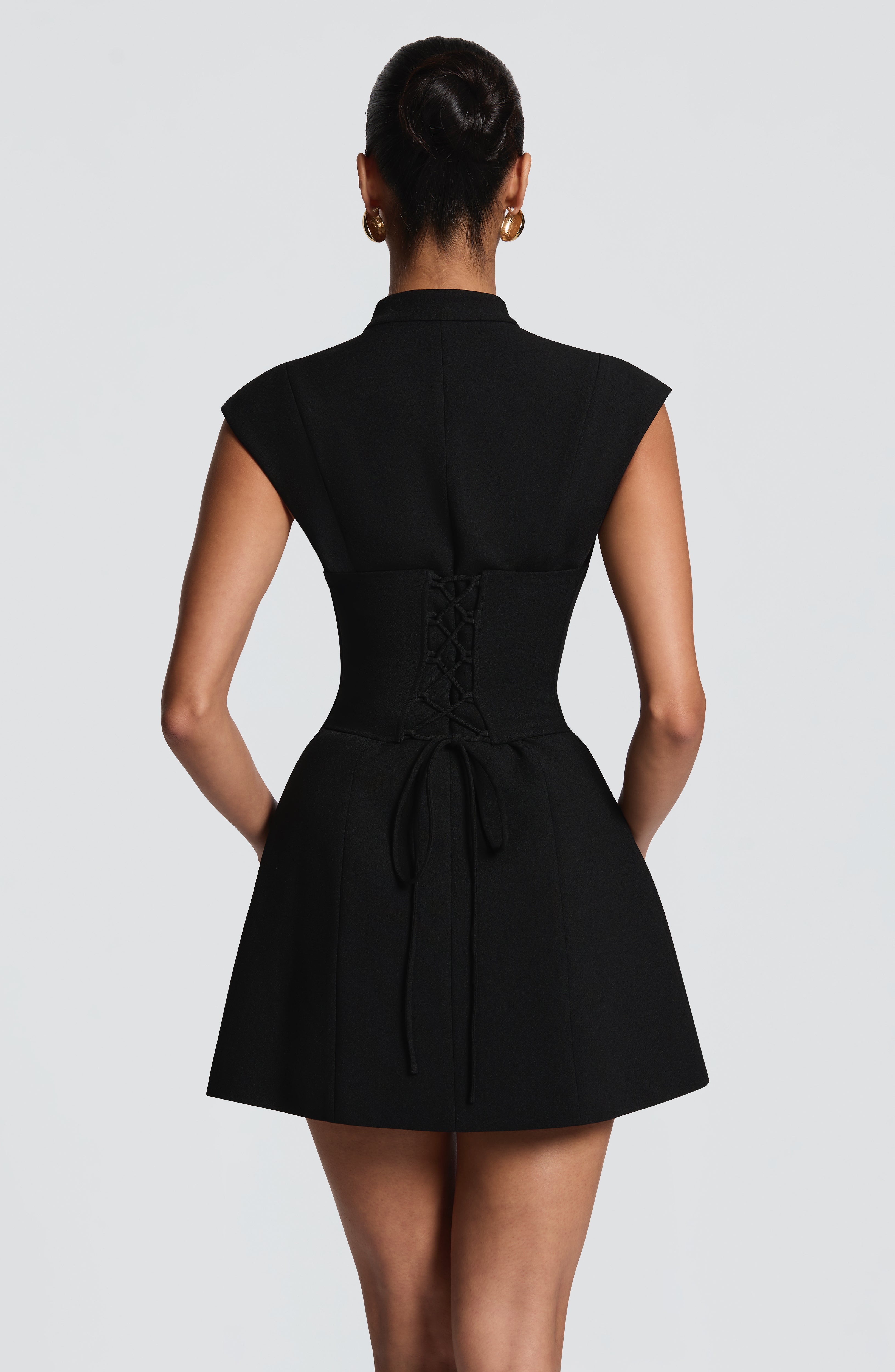Sakura Mini Dress - Black – Ansicht 2