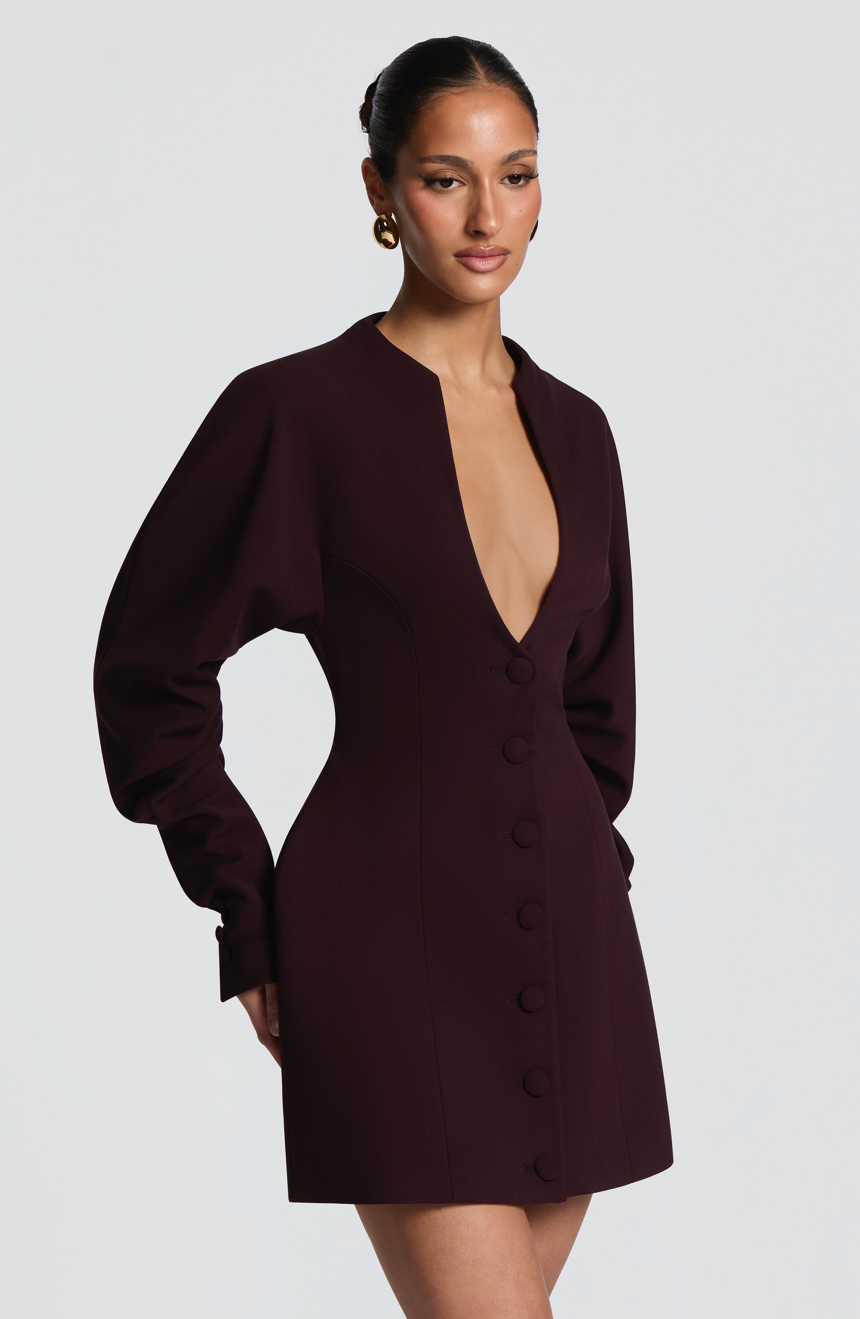 Cody Mini Dress - Plum – Ansicht 5