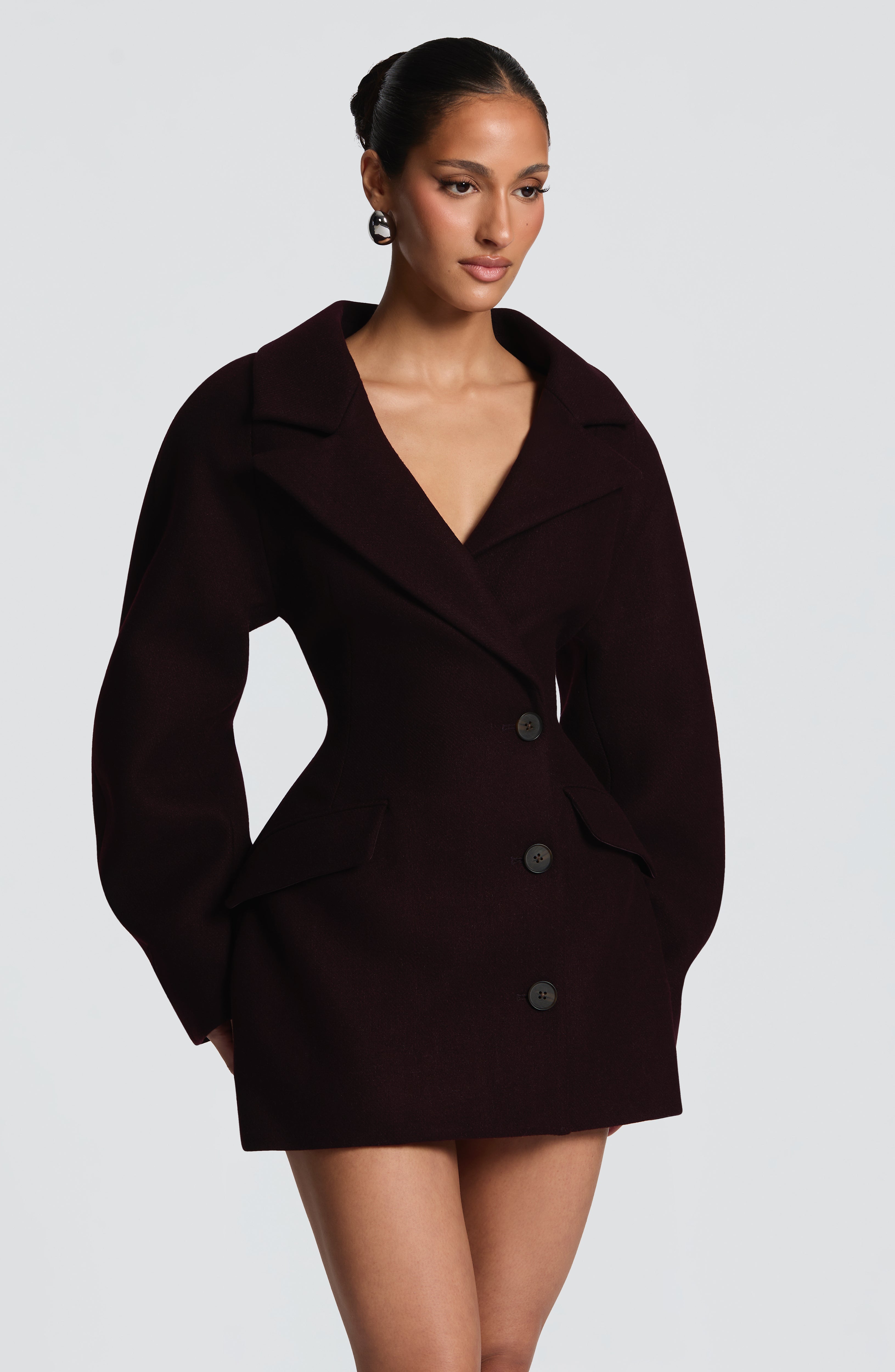 Dylan Blazer Dress - Plum – Ansicht 12
