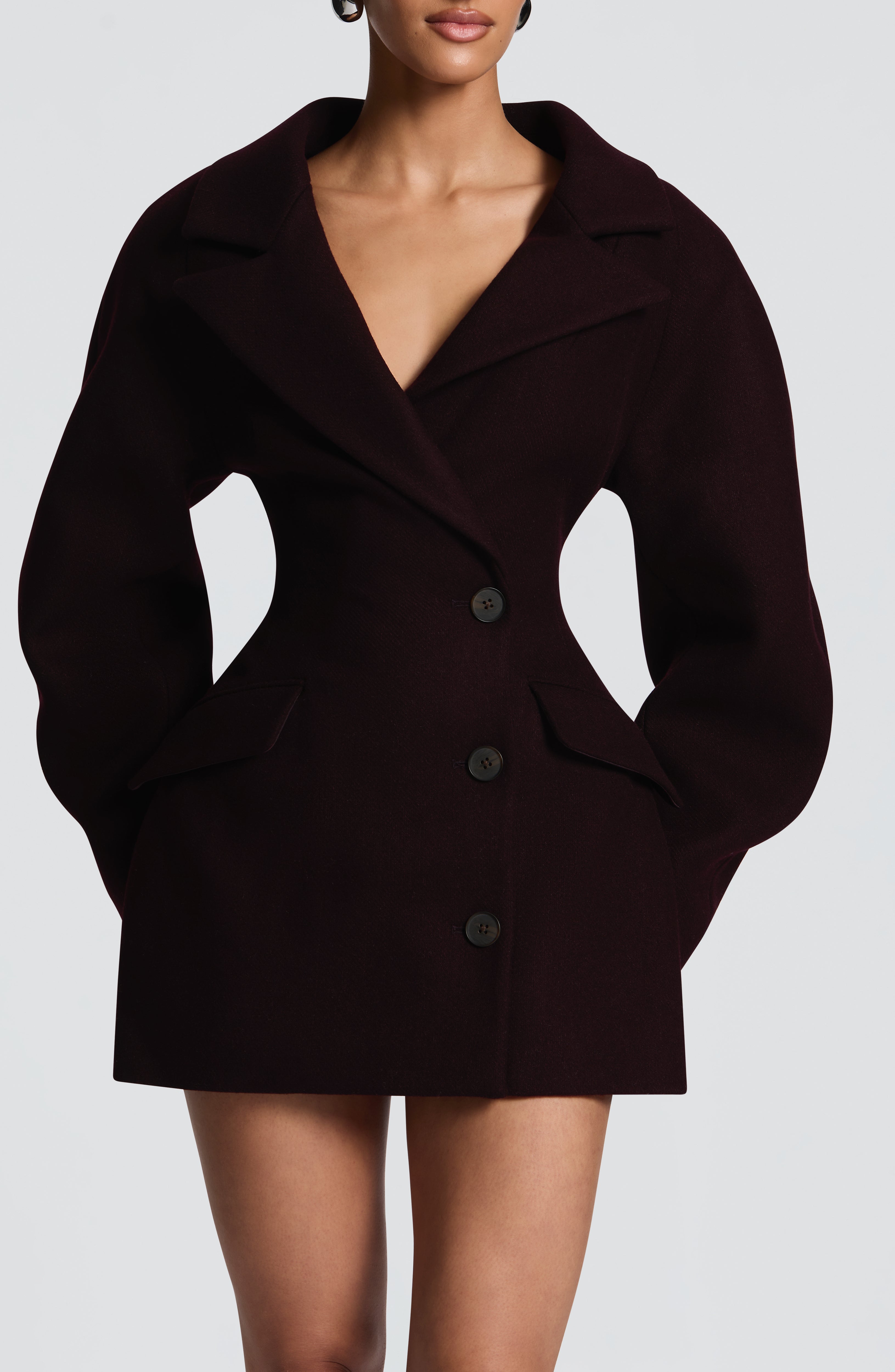 Dylan Blazer Dress - Plum – Ansicht 10