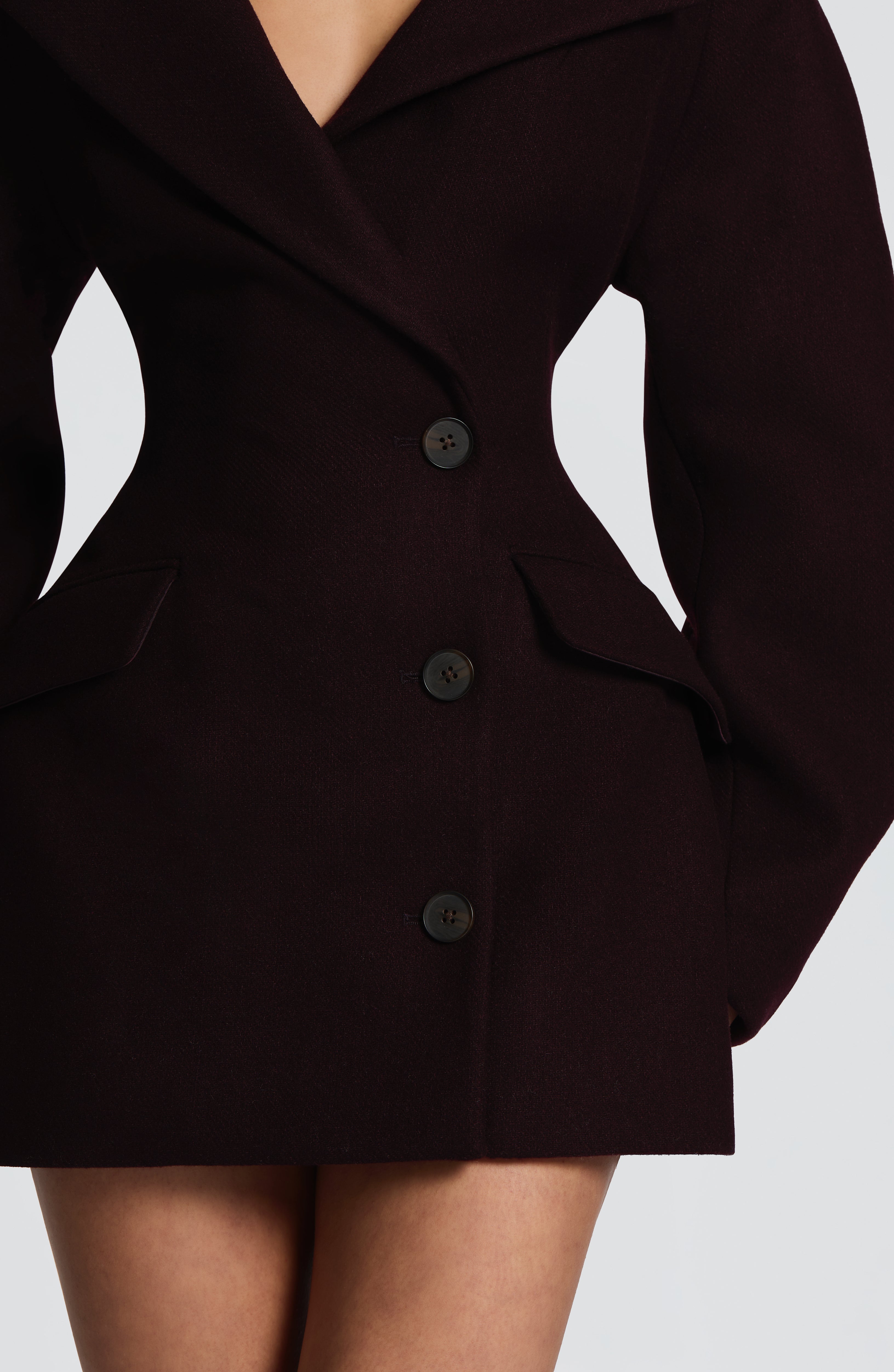 Dylan Blazer Dress - Plum – Ansicht 5