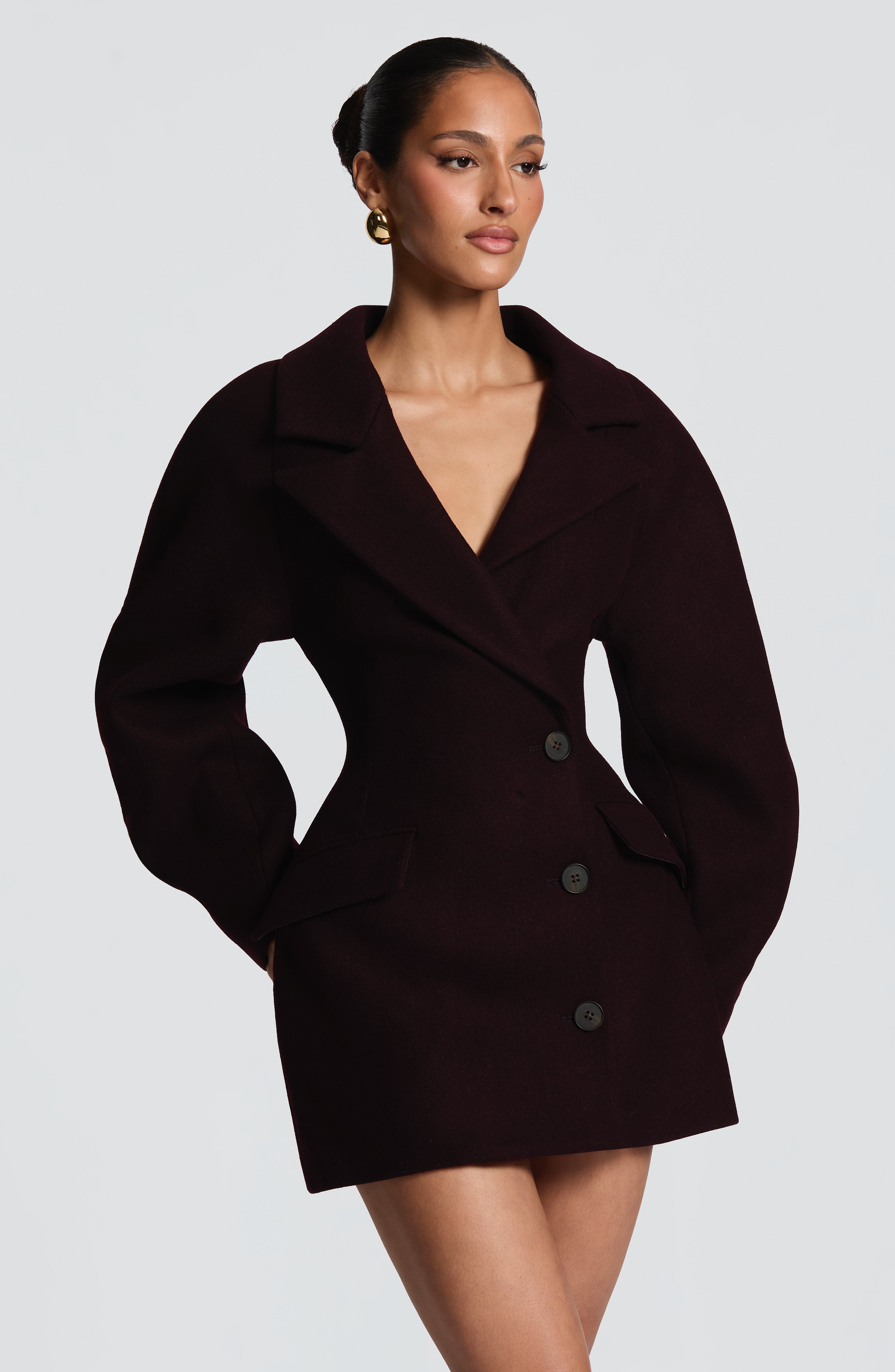 Dylan Blazer Dress - Plum – Ansicht 13
