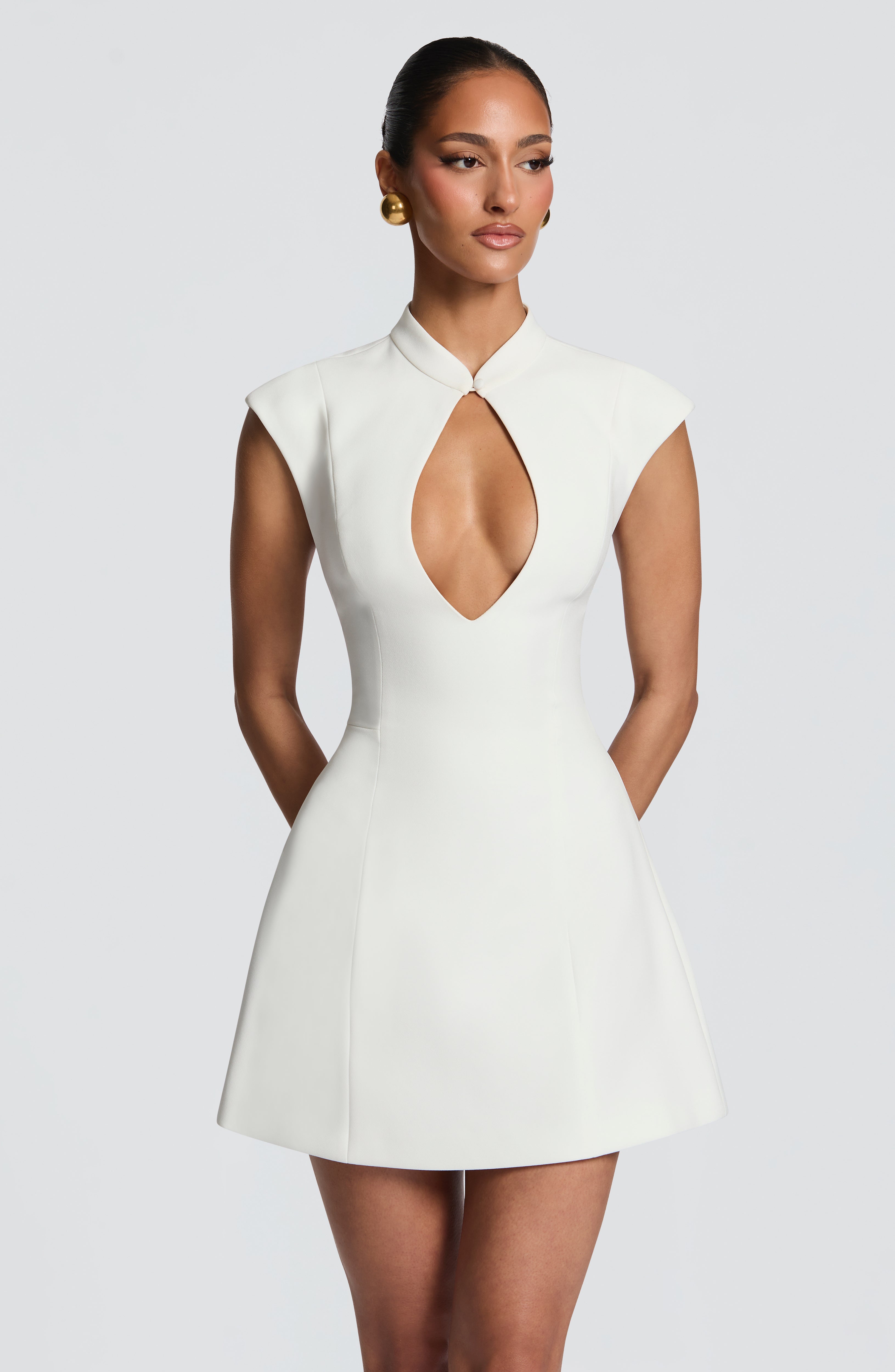 Sakura Mini Dress - Ivory – Ansicht 1