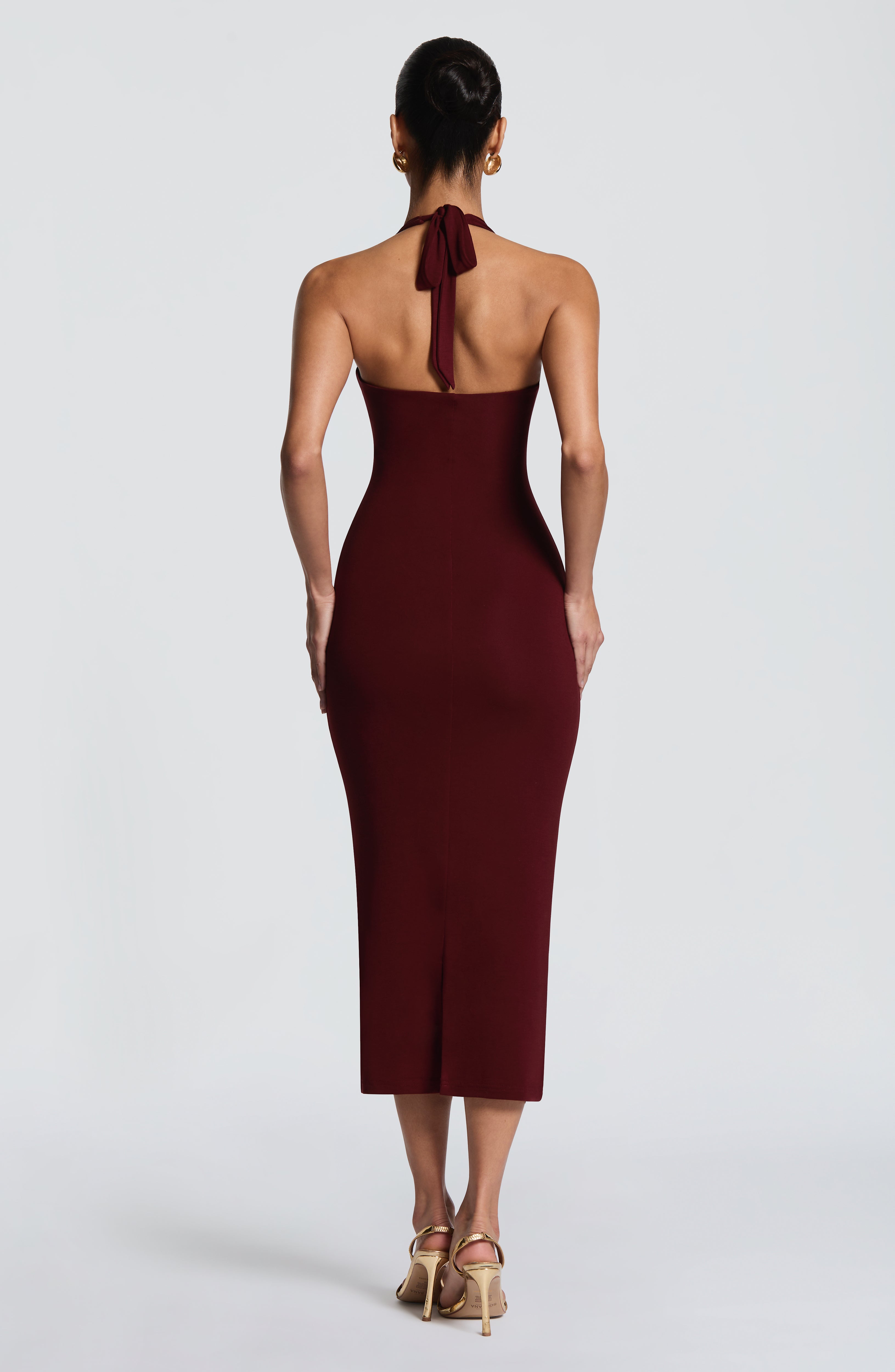 Roberta Midi Dress - Cherry Lacquer – Ansicht 7