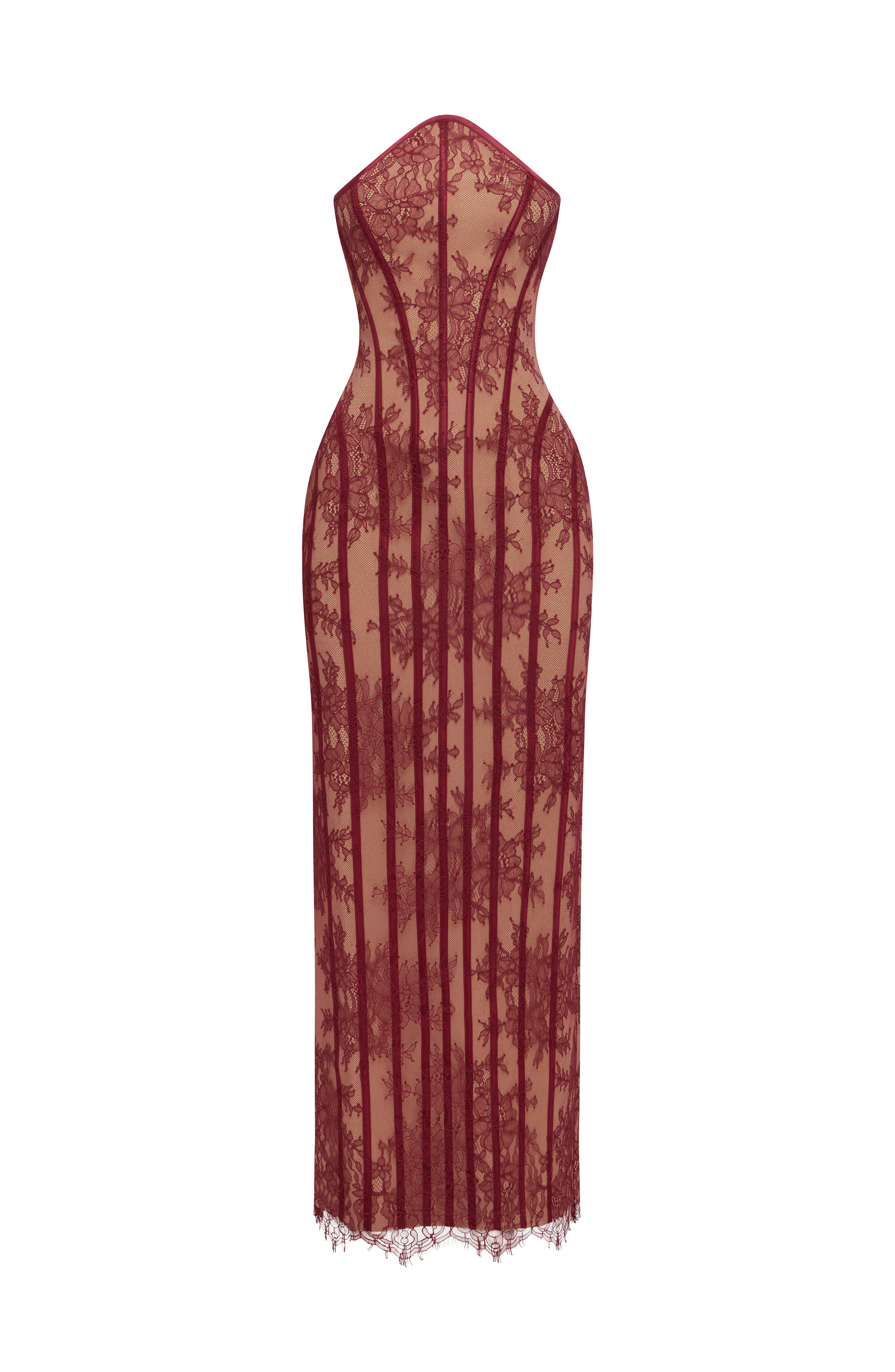 Tamara Maxi Dress - Burgundy – Ansicht 7