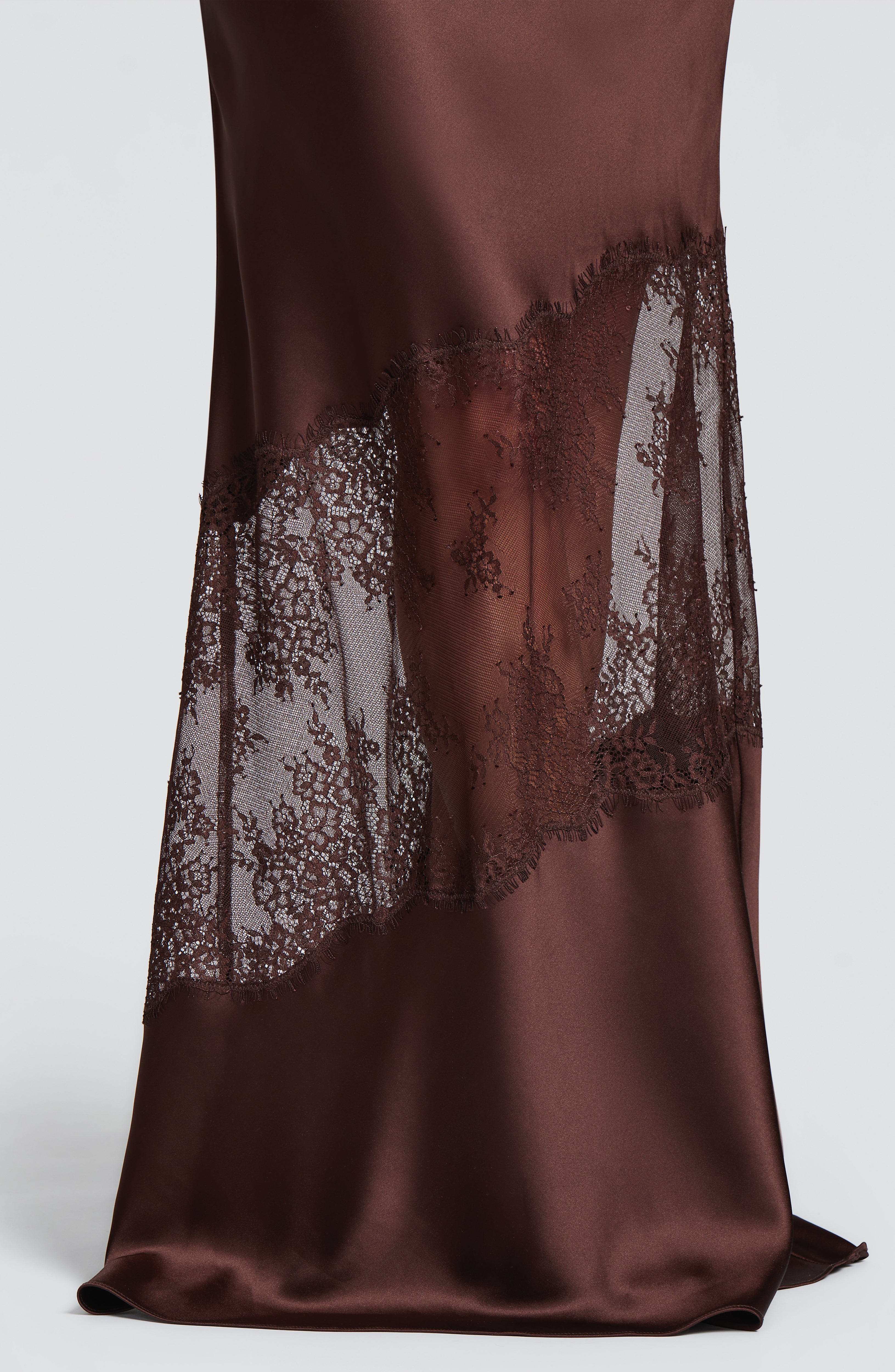 Agnetha Maxi Dress - Plum Brown – Ansicht 5