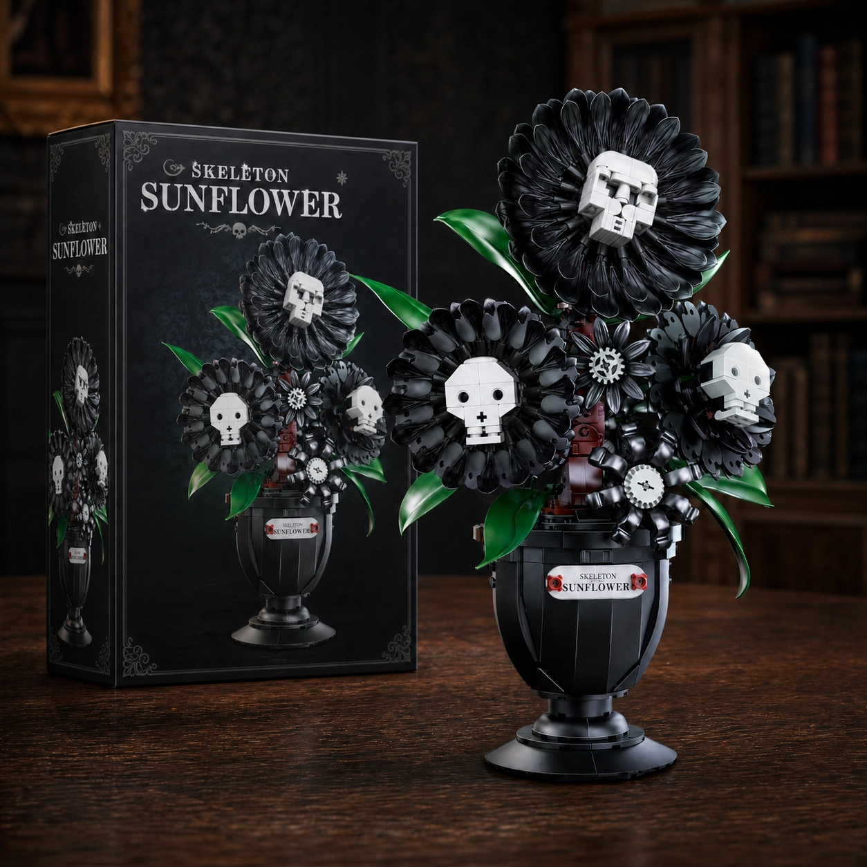Skeleton Sunflower Botanical Building Kit