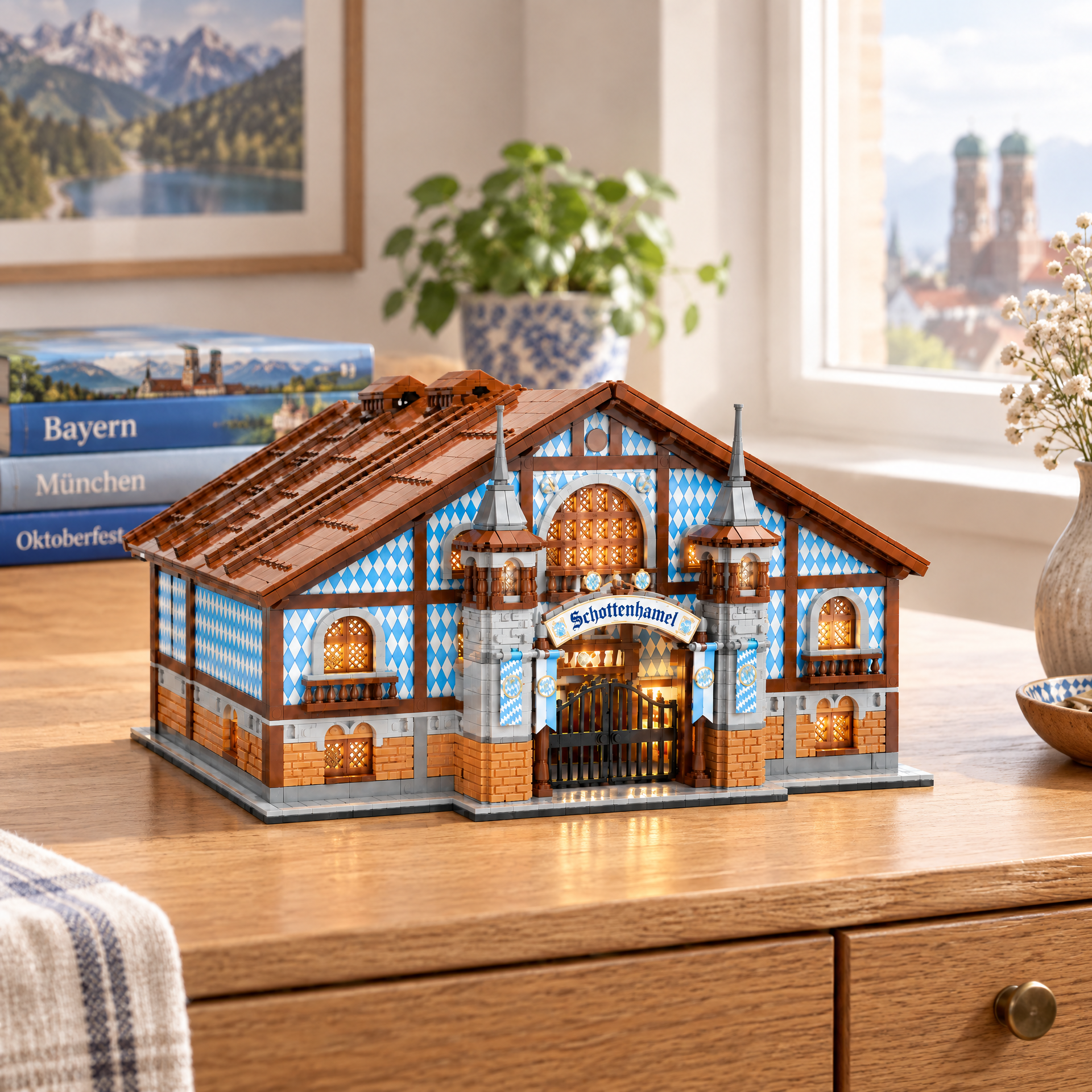 Bavarian Festival Beer Tent Building Set
