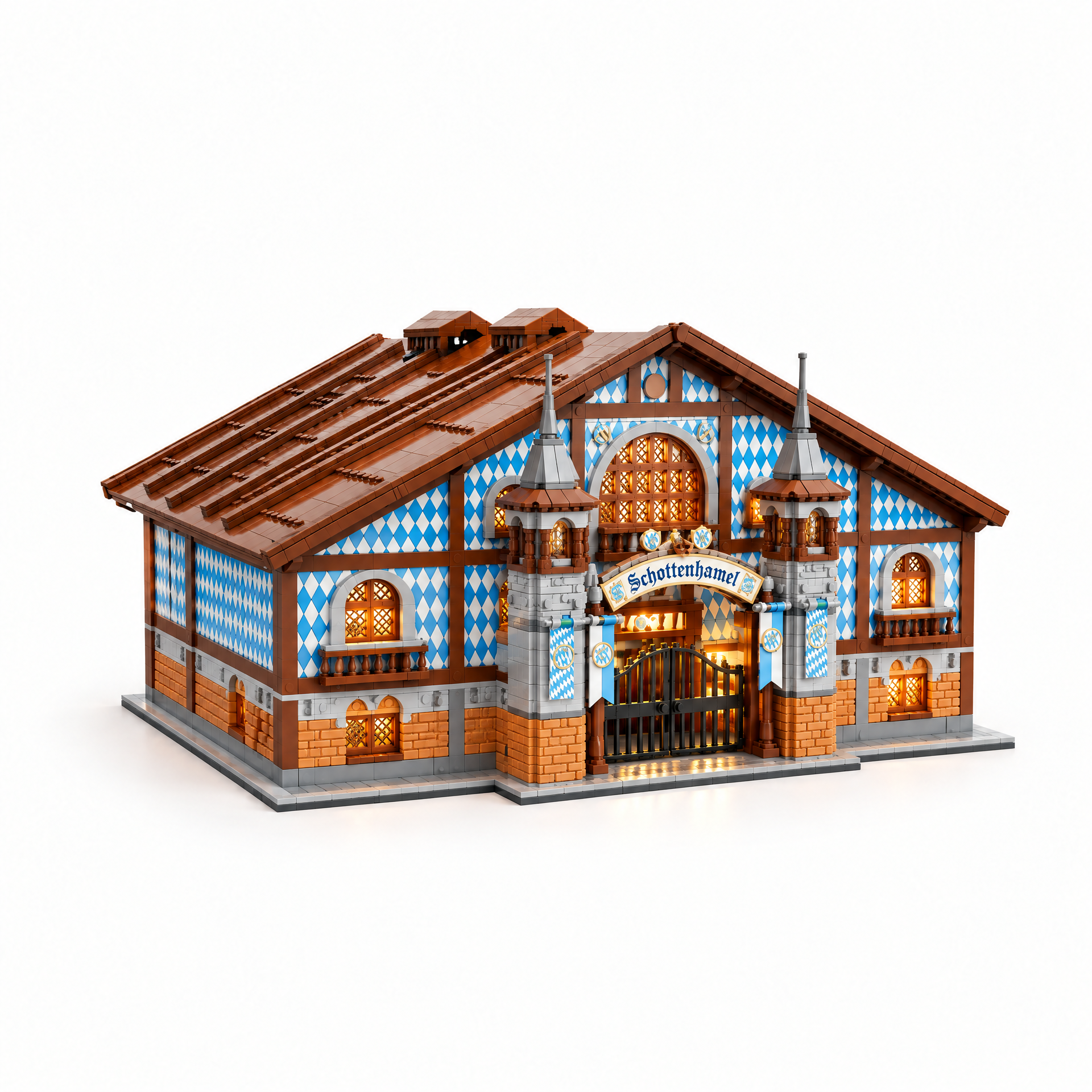 Bavarian Festival Beer Tent Building Set