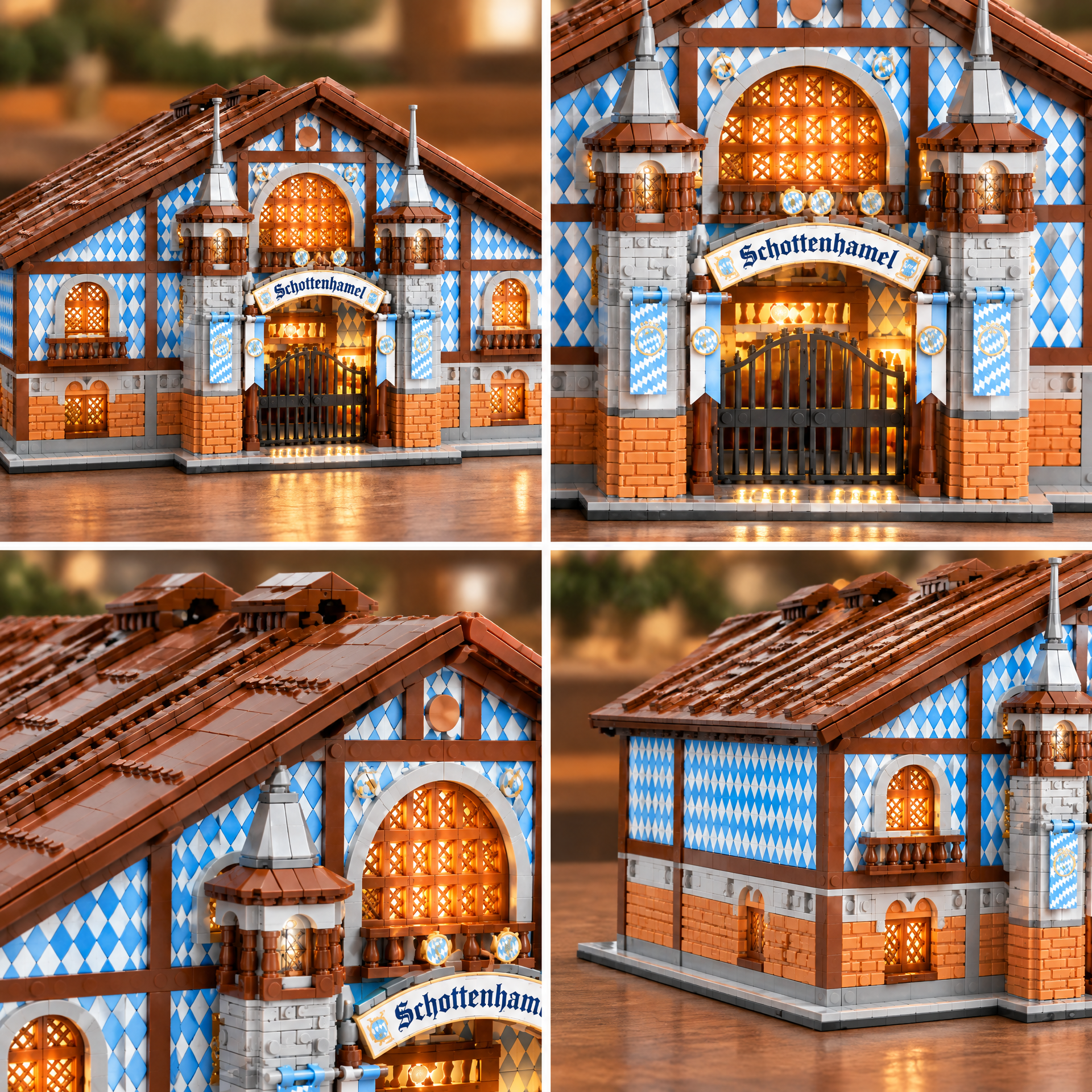 Bavarian Festival Beer Tent Building Set