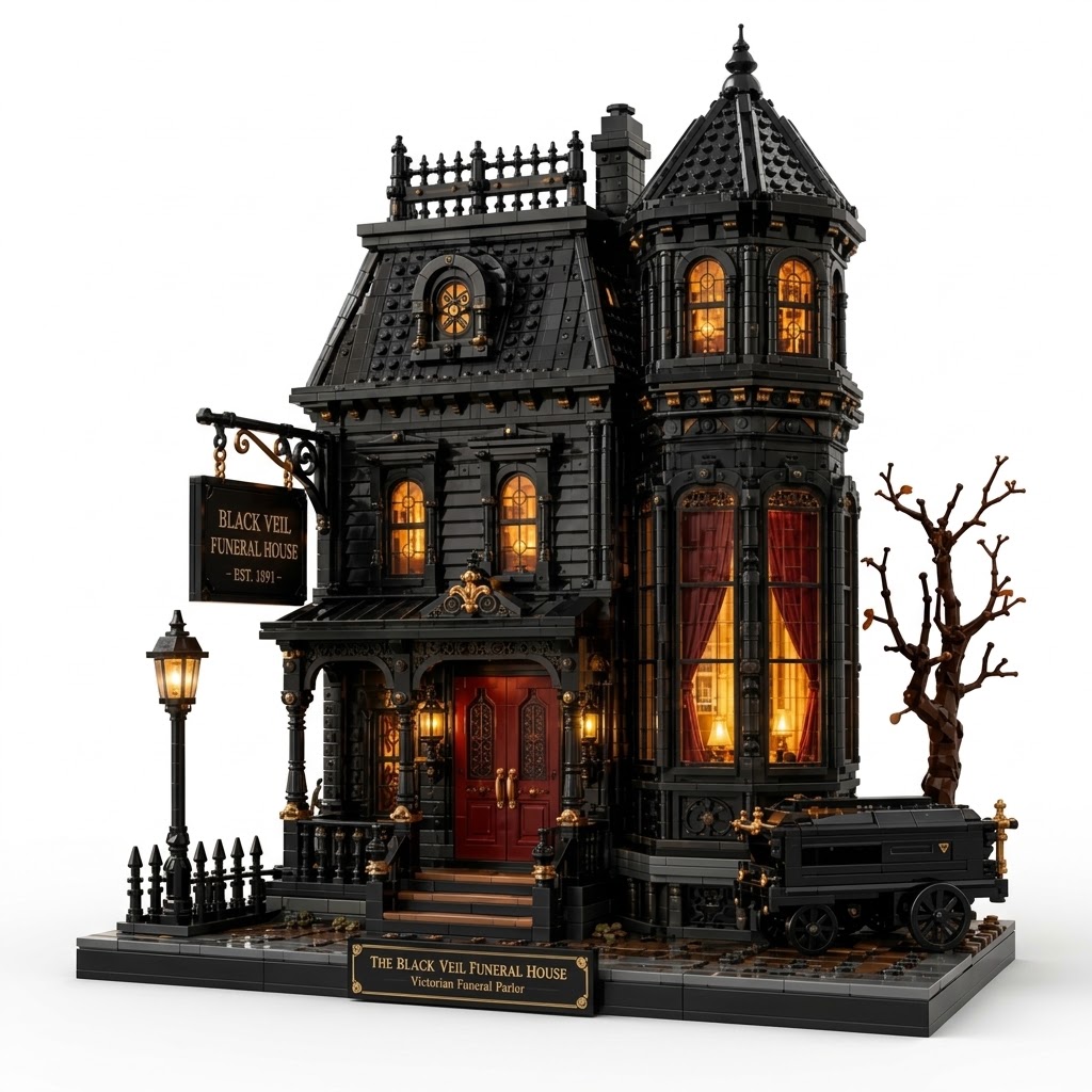 The Black Veil Funeral House Collector Set