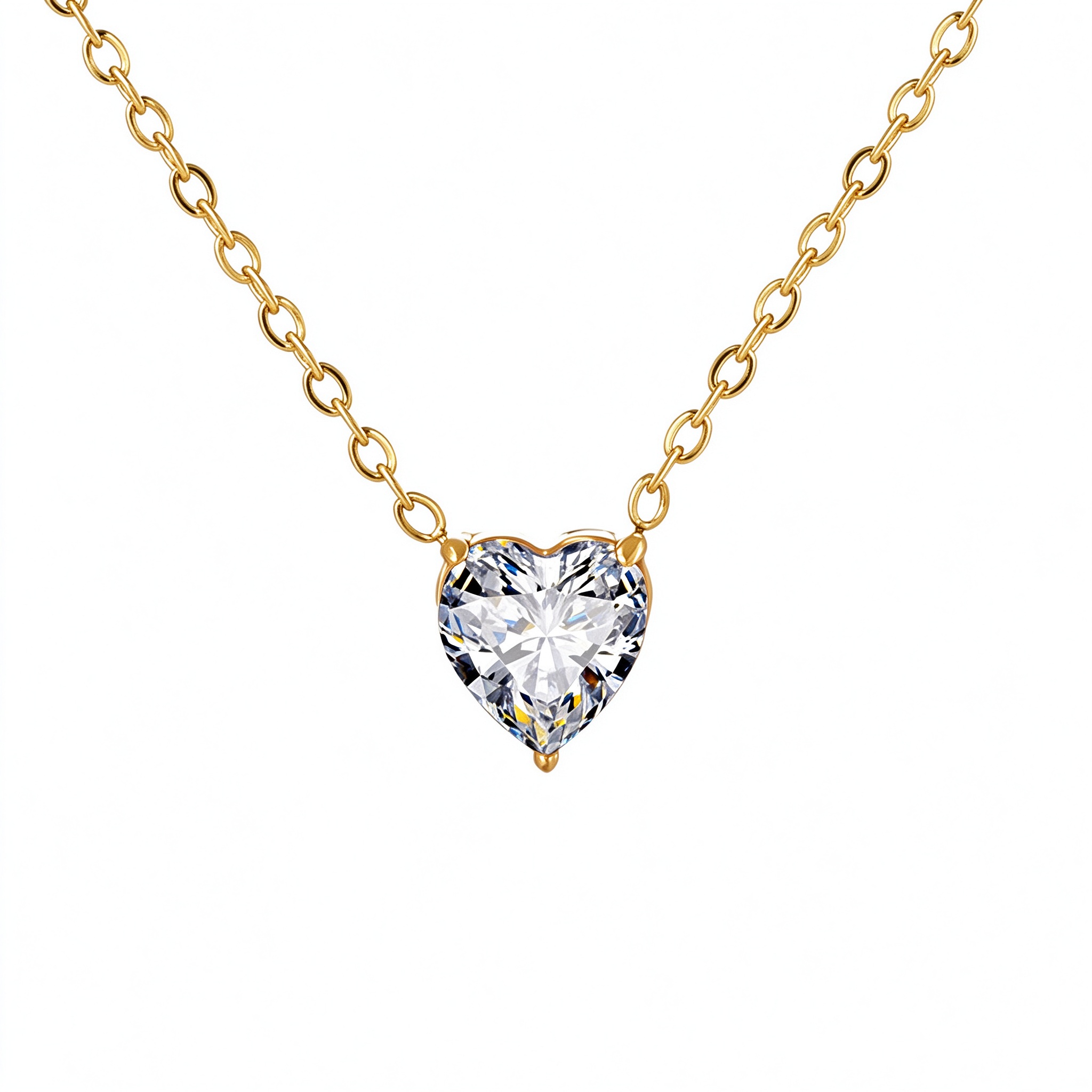 Bellaurelia Heart Birthstone Pendant Necklace