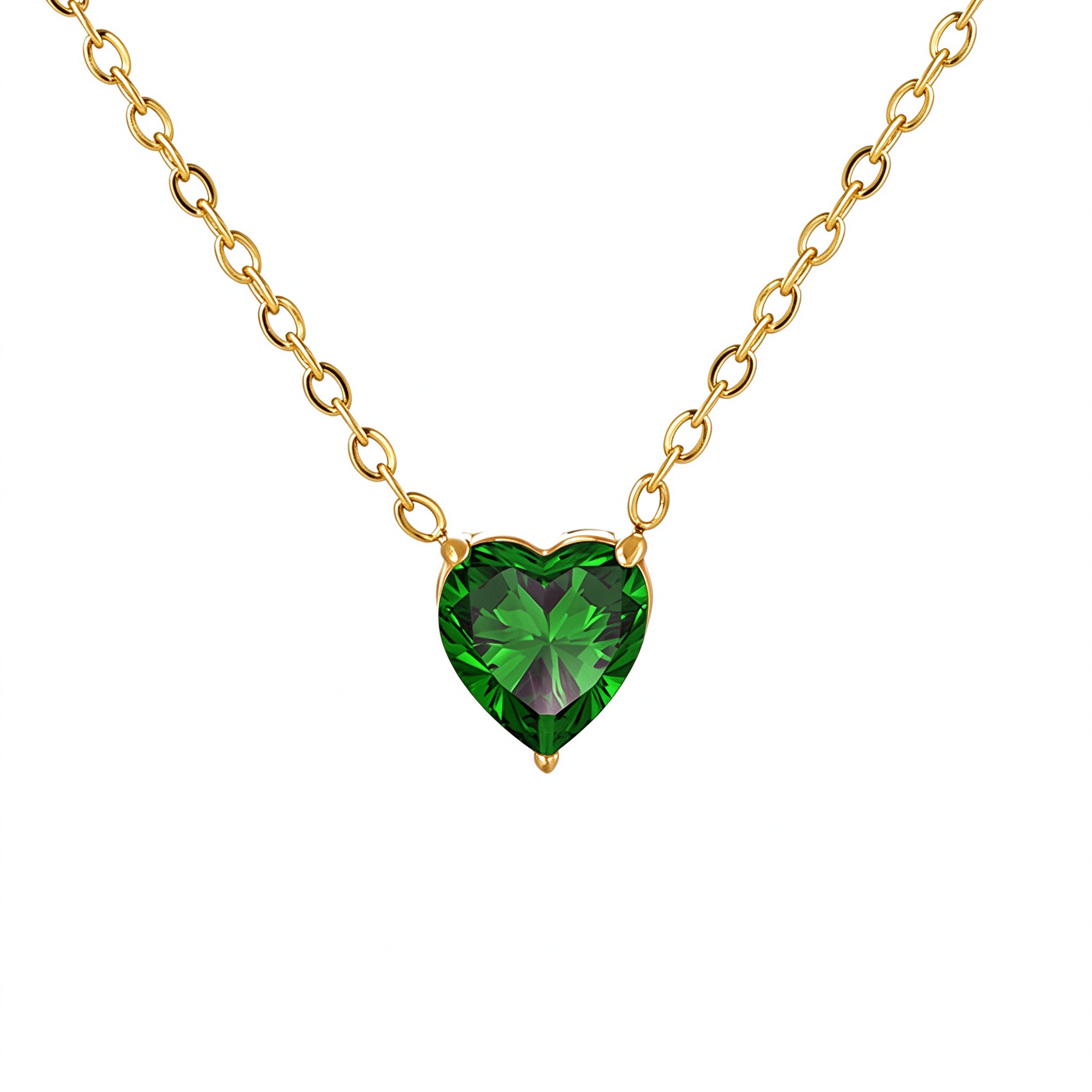 Bellaurelia Heart Birthstone Pendant Necklace