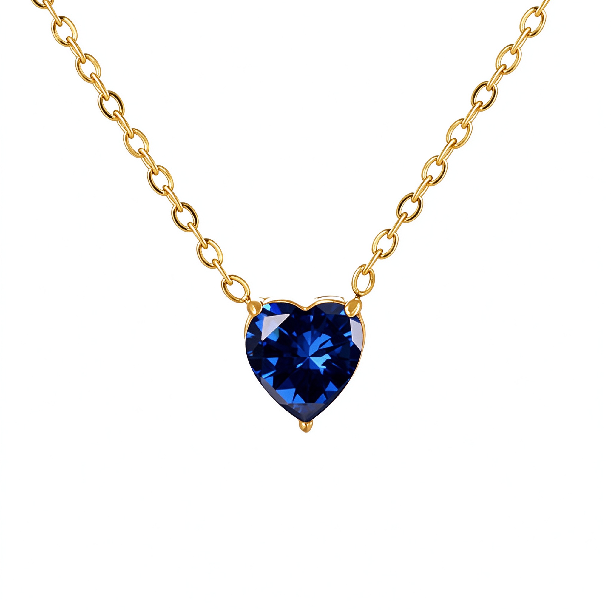 Bellaurelia Heart Birthstone Pendant Necklace