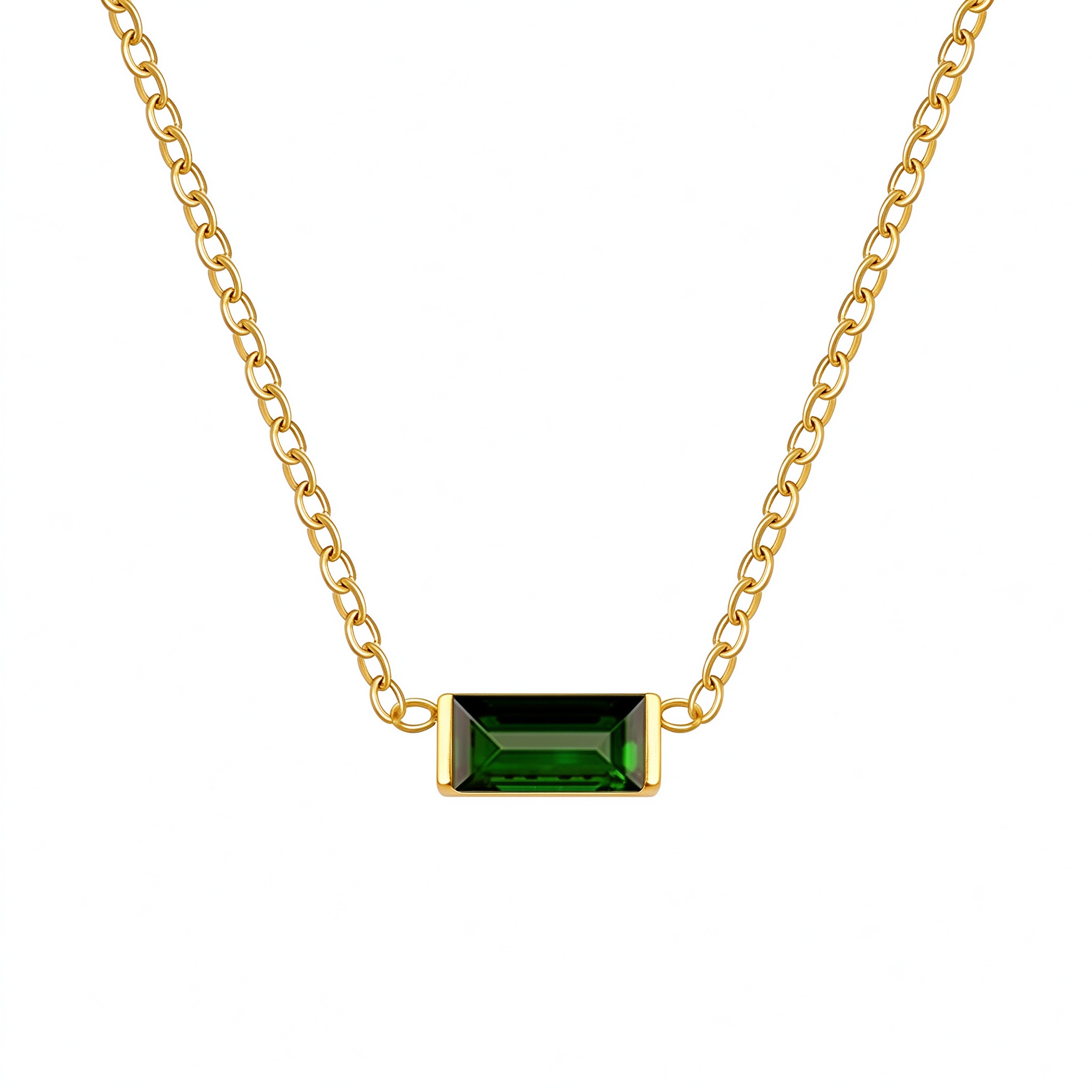 Bellaurelia Birthstone Gold Necklace – 12 Month Birthstone