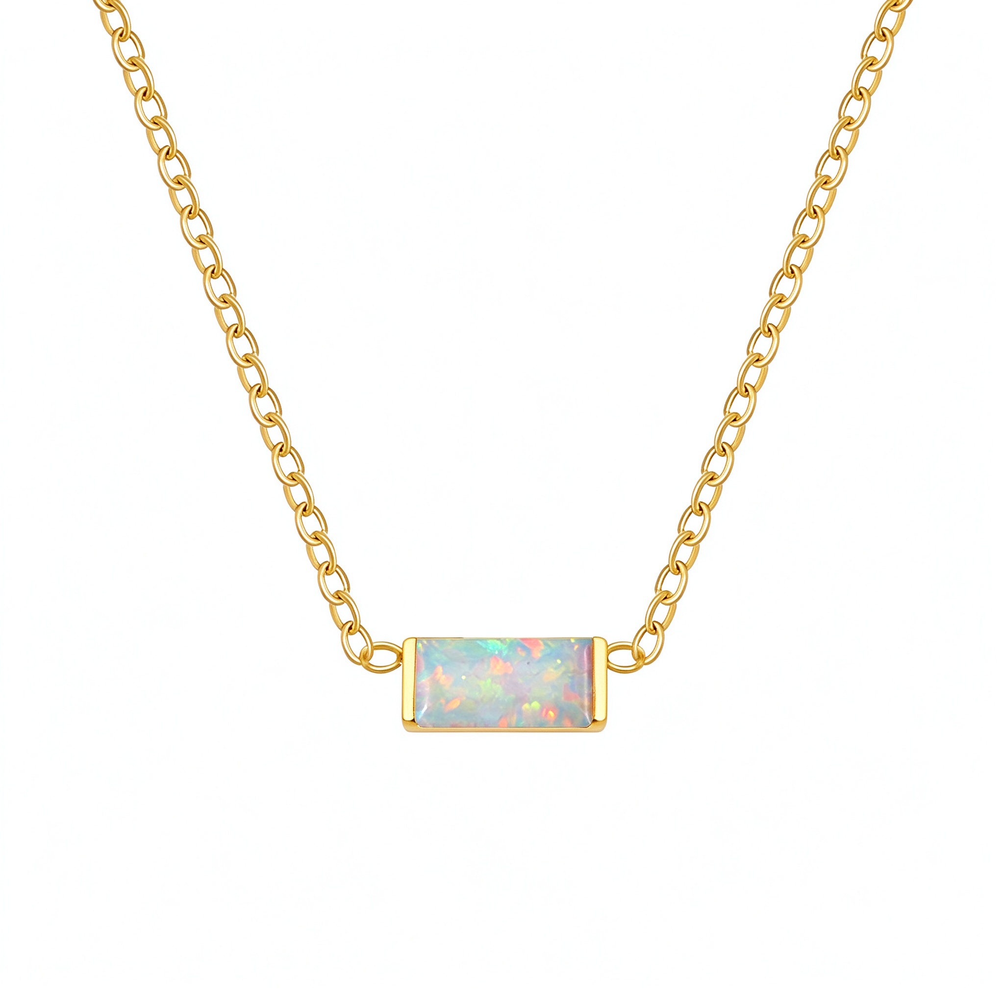 Bellaurelia Birthstone Gold Necklace – 12 Month Birthstone