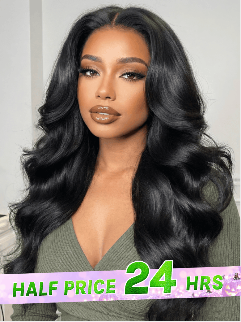 Richmond GB Hair 360 Lace Glueless Wigs 180% Density 100% Human Hair Glueless Wig - Front View