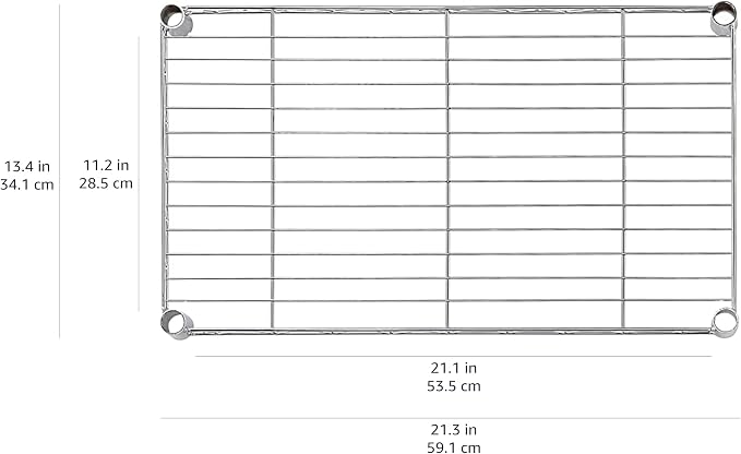 3-Tier Heavy Duty Steel Shelving Unit with Adjustable Shelves, 34x58.9x76.2cm - Black-Zinamarket