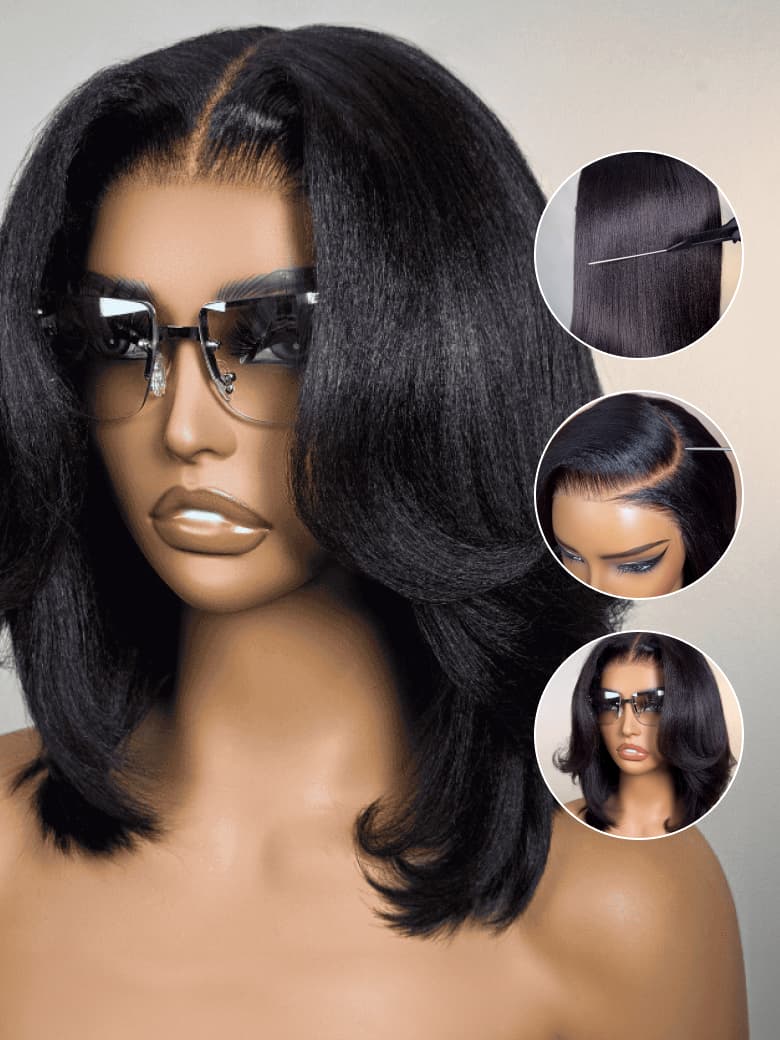 Richmond GB Hair Peruvian Straight Virgin Hair 4x4 lace Closure, Unprocessed Human hair Natural Color - Front View