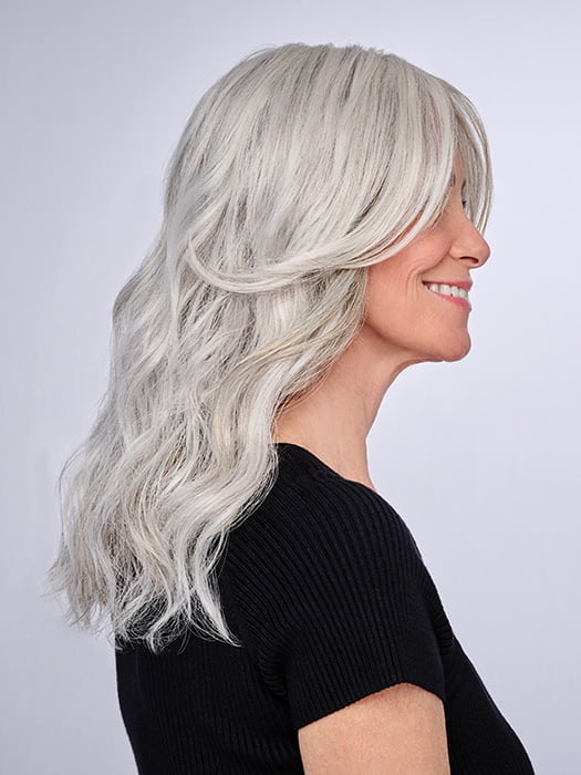 Richmond GB Hair 16" Au Natural Waves Topper | Synthetic Hair Topper (Mono Part) - Multi-Angle View 2