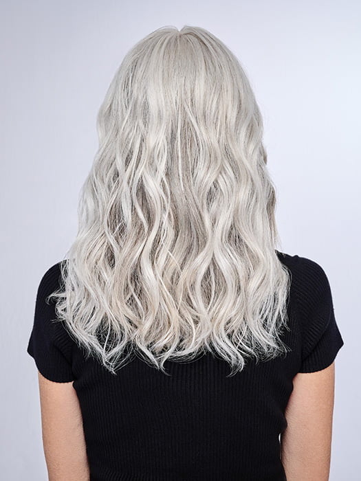Richmond GB Hair 16" Au Natural Waves Topper | Synthetic Hair Topper (Mono Part) - Multi-Angle View 3