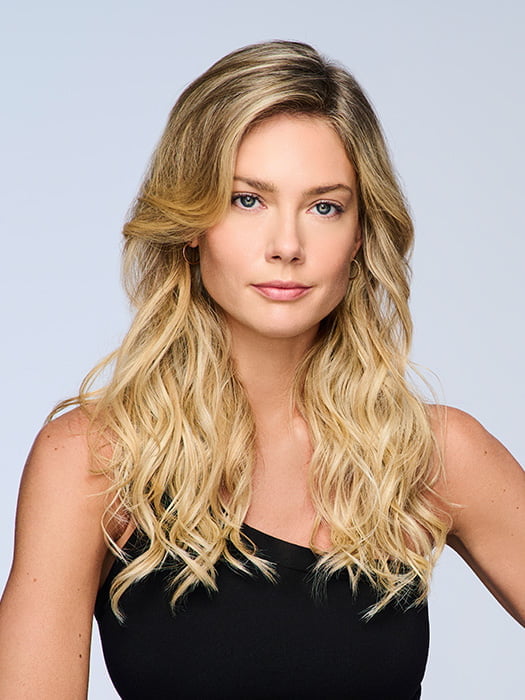 Richmond GB Hair 18" Volume Extension | Synthetic Hair Topper (Basic Base) - Front View