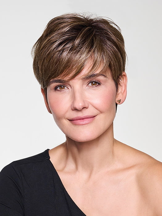 Richmond GB Hair Crop Cut Topper | Synthetic Hair Topper (Mono Part) - Front View