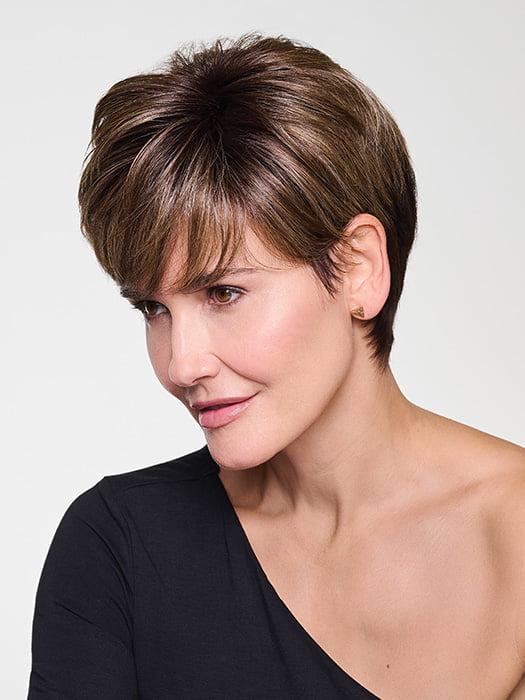 Richmond GB Hair Crop Cut Topper | Synthetic Hair Topper (Mono Part) - Multi-Angle View 2
