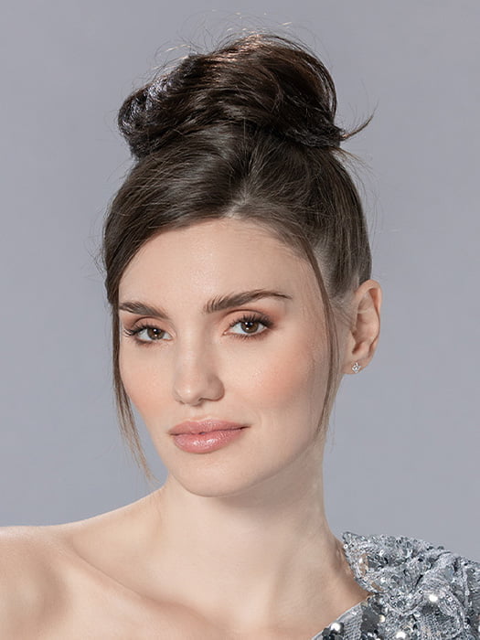 Richmond GB Hair Cassis | Synthetic Hair Buns (Drawstring) - Front View