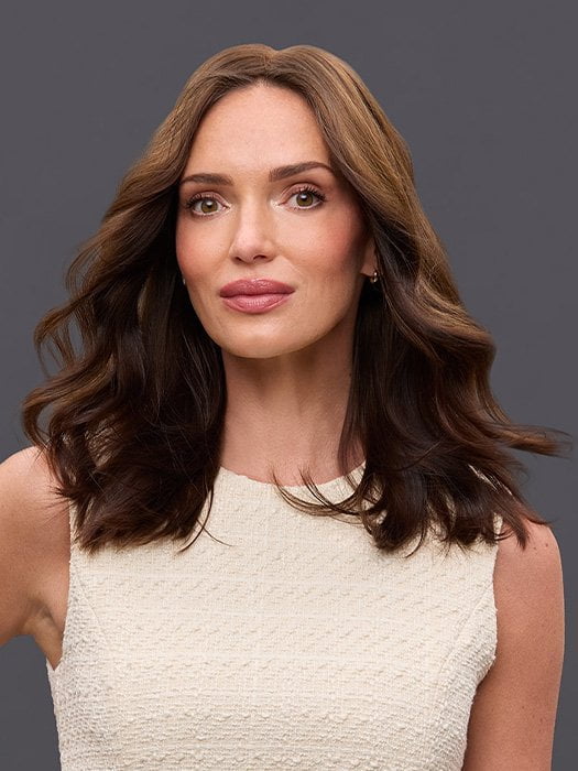 Richmond GB Hair EasiTop Lite Long Human Hair 14" Human Hair Topper (Mono Top) - Multi-Angle View 2