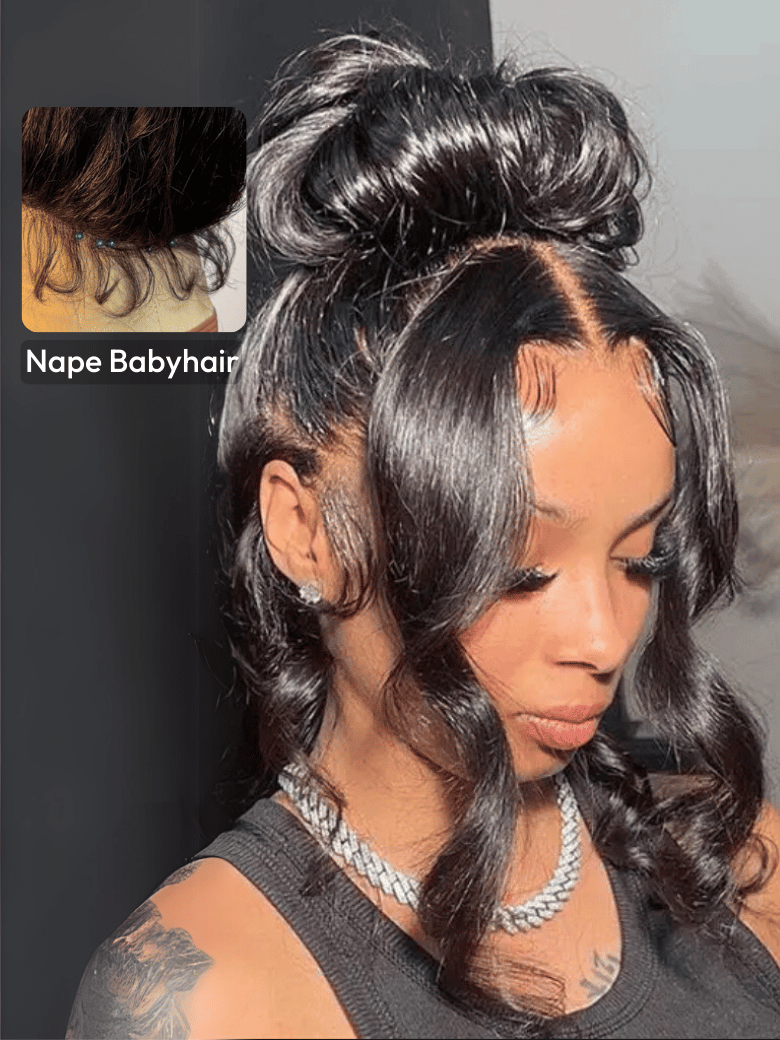 Richmond GB Hair 360 Lace Glueless Wigs 180% Density 100% Human Hair Glueless Wig - Multi-Angle View 2