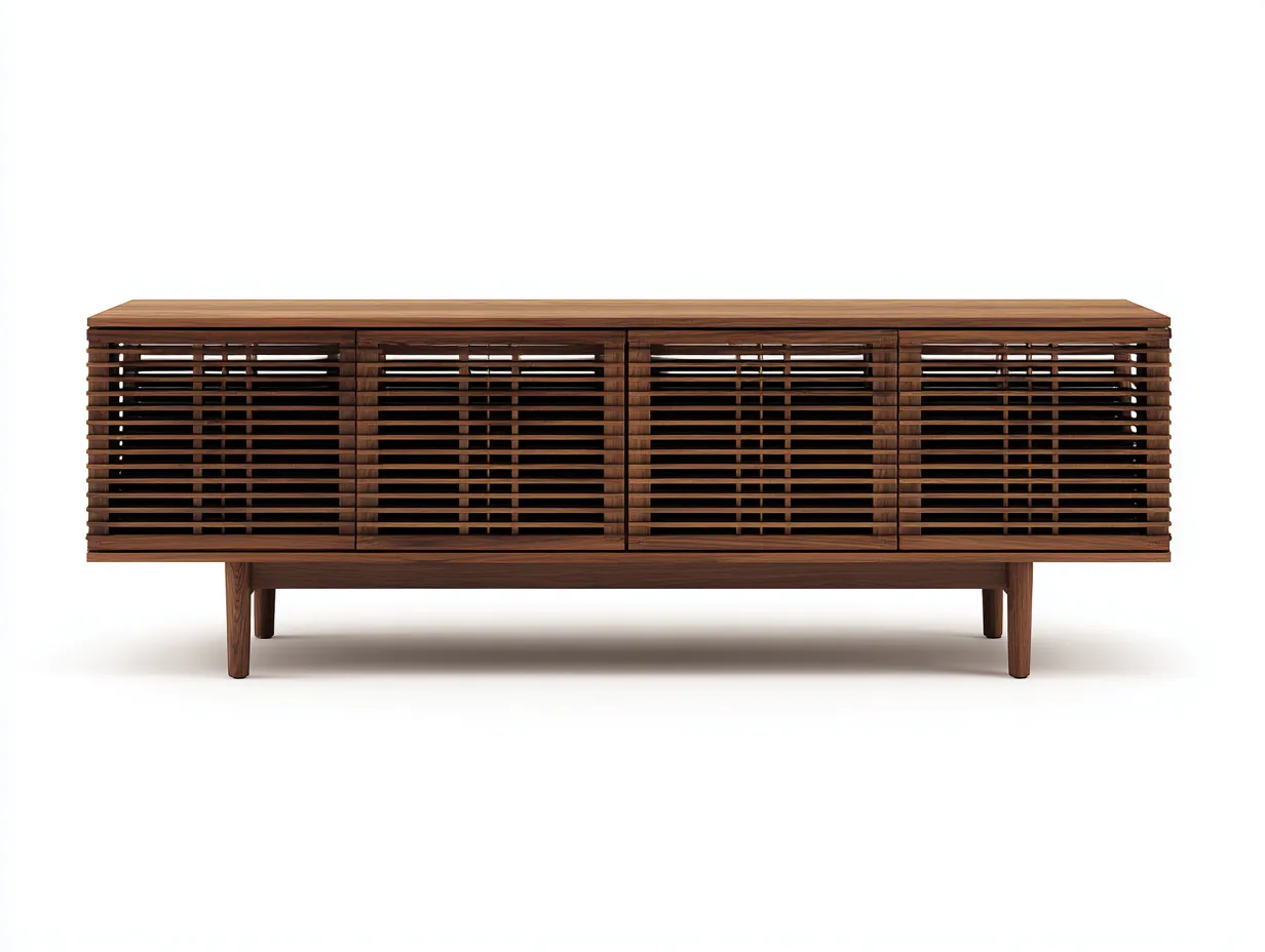 TV-Schrank 180×40×65 cm - Walnussholz Optik - modernes Wohnzimmer Möbel-Lovorahadecor
