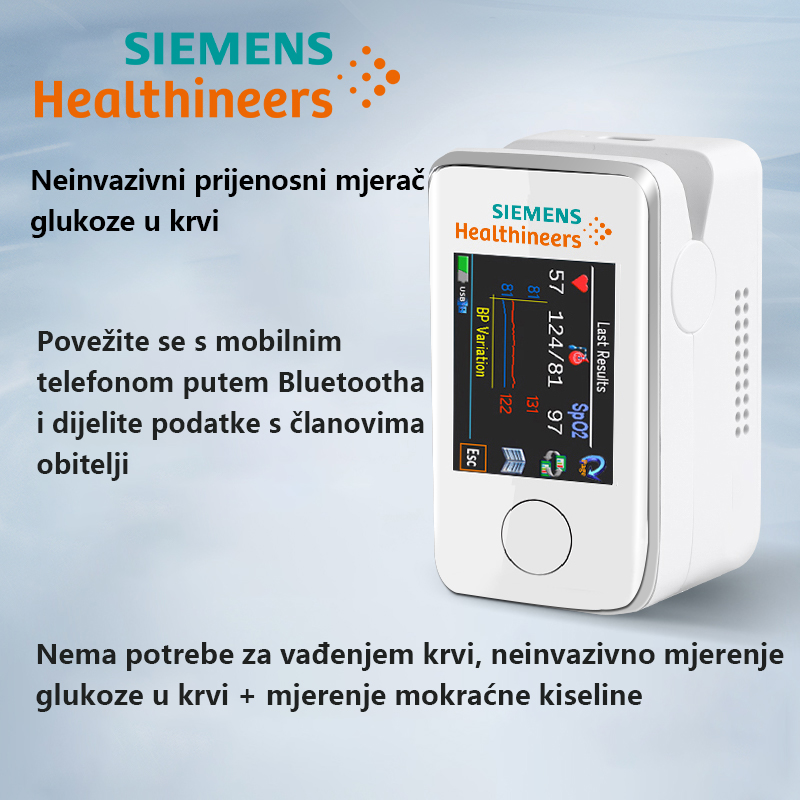Ograničeni popust od 50%🎉 👨‍⚕️Siemens višenamjenski mjerač glukoze u krvi