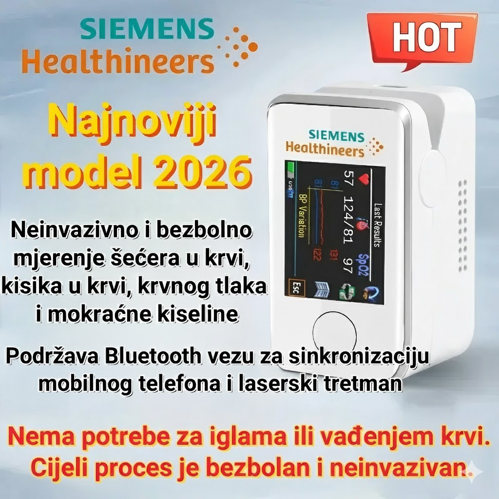 🌈Tehnološke inovacije u medicinskim istraživanjima 2025.: Siemens bezbolan i neinvazivan prijenosni mjerač glukoze u krvi, zdravstveno praćenje glukoze u krvi nikada nije bilo tako jednostavno!