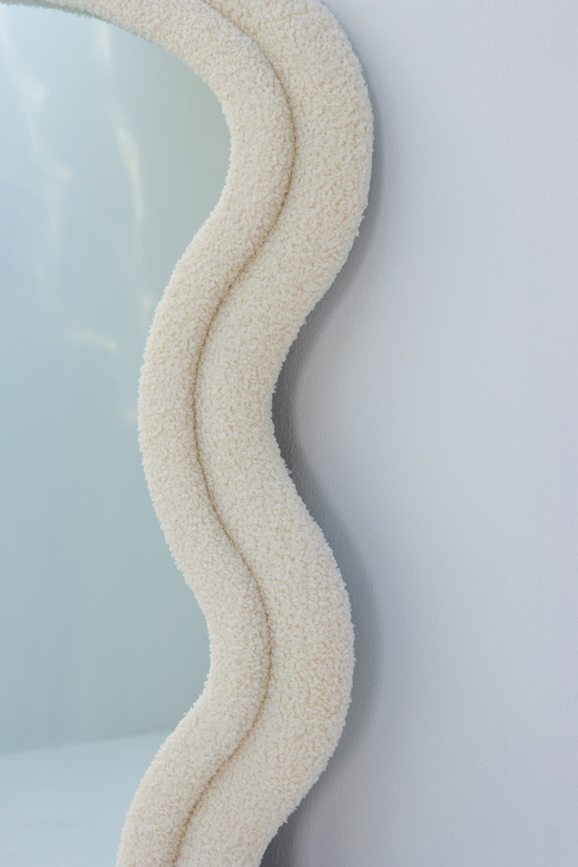 Boucle Wavy Full Length Mirror