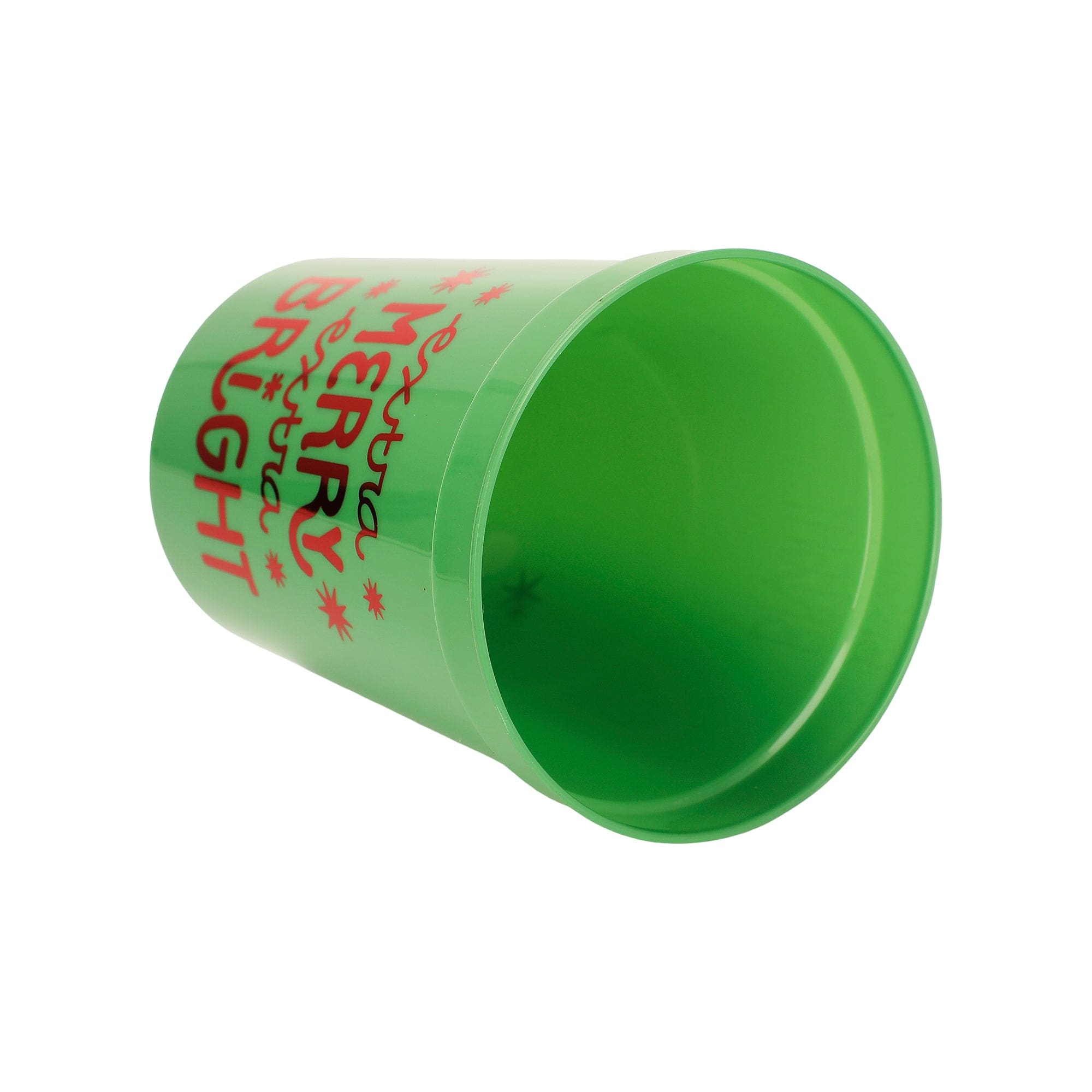 Extra Merry & Bright Reusable Holiday Party Cups (set of 8)
