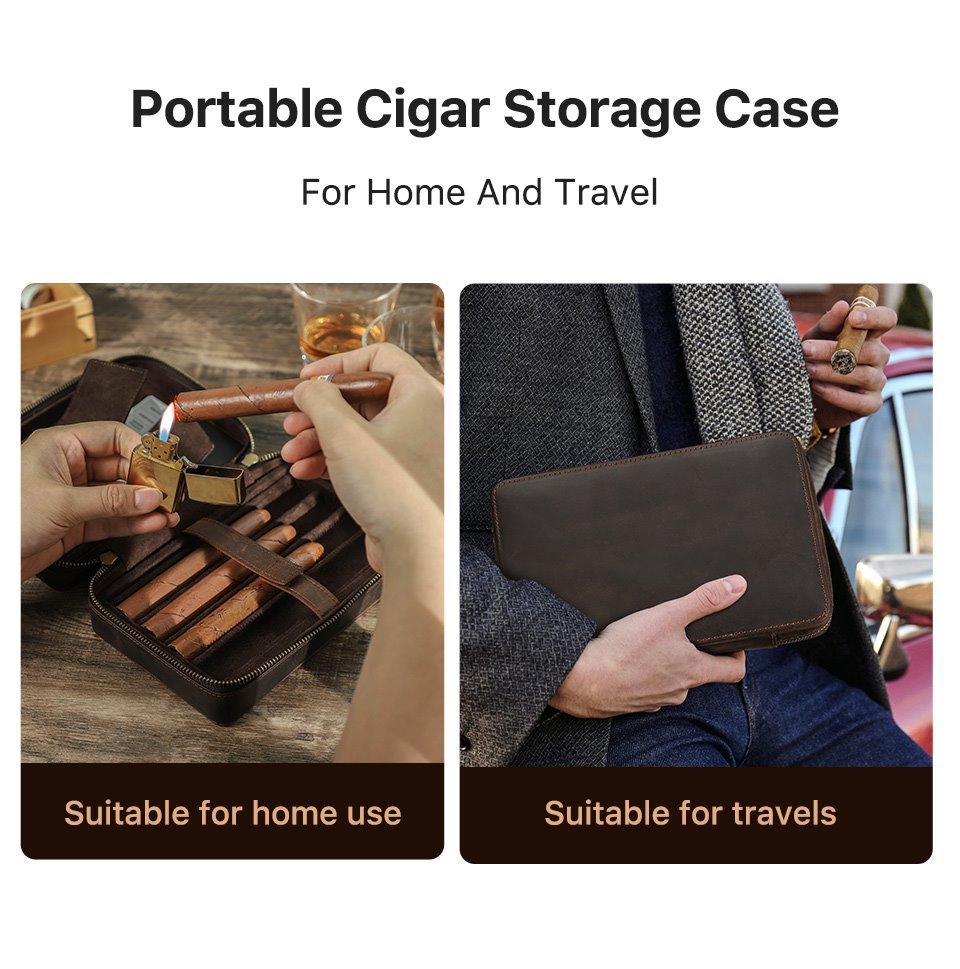 CF5010 cigar storage case used at home and while travelling