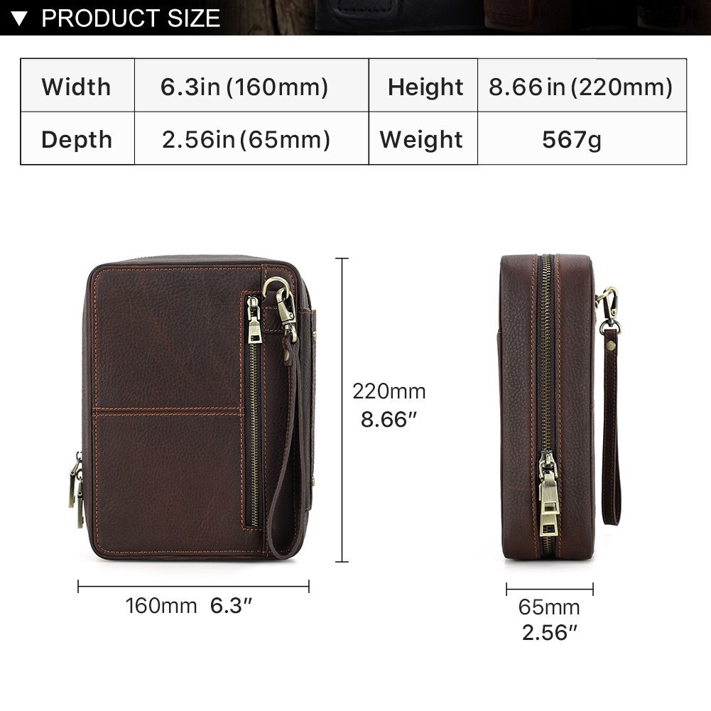 CF5016 size chart: 220 x 160 x 65 mm, 567 g