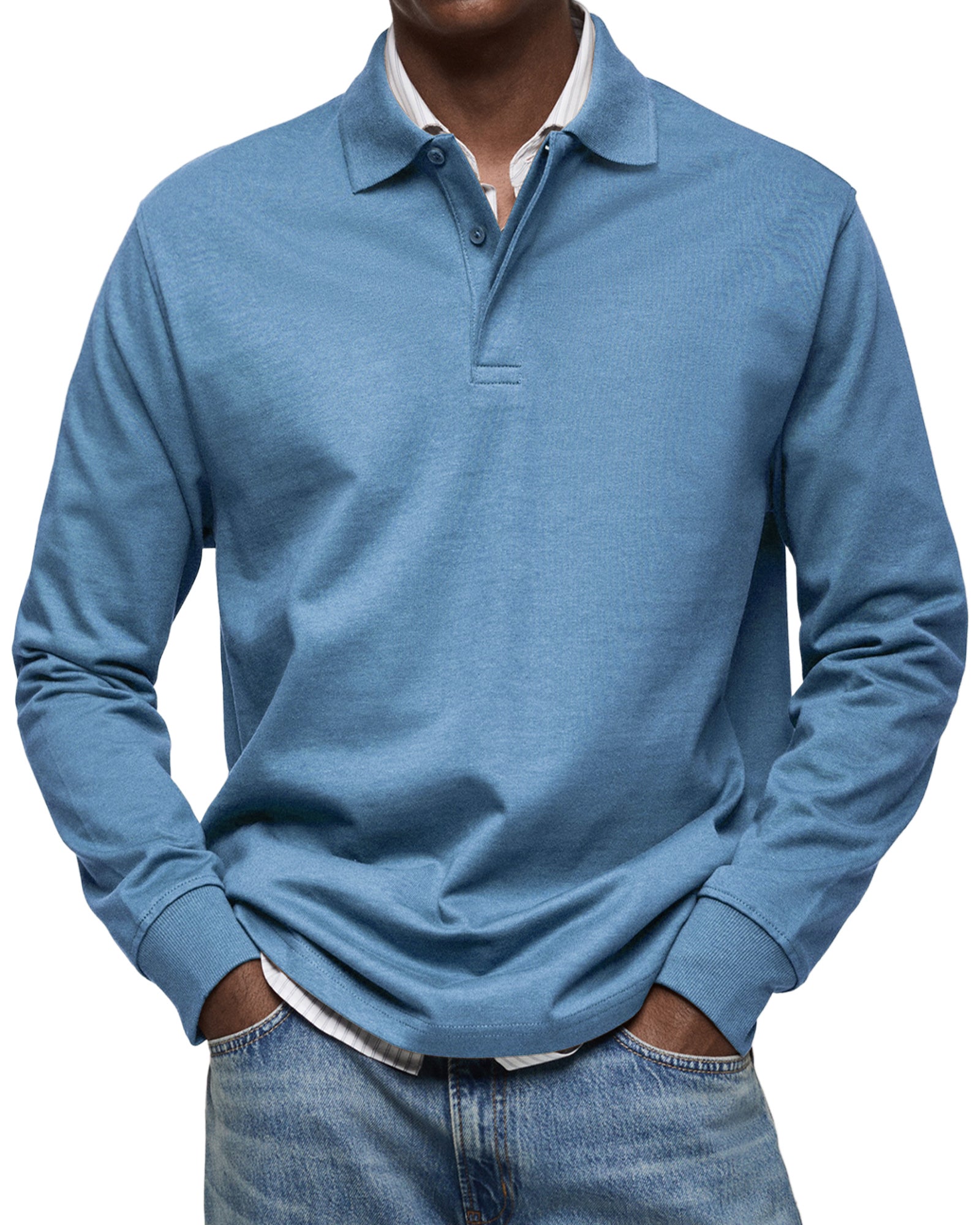 Merwena™  | LUXE POLO MIT LANGEN ÄRMELN