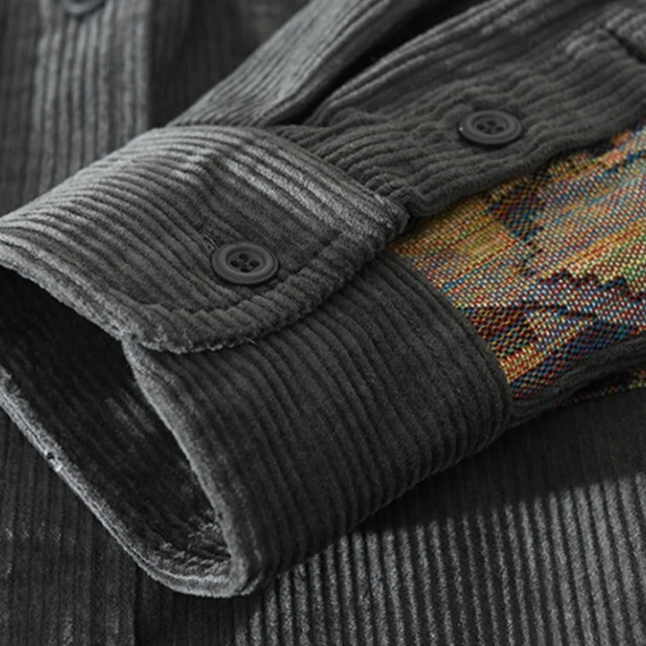 Merwena™  | Patch-Theory-Hemd aus Cord