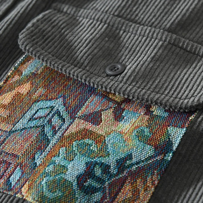 Merwena™  | Patch-Theory-Hemd aus Cord