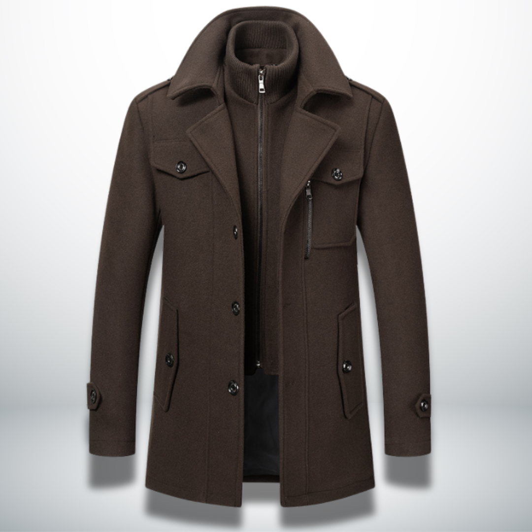 Merwena™  | Warmer und eleganter Mantel für Männer