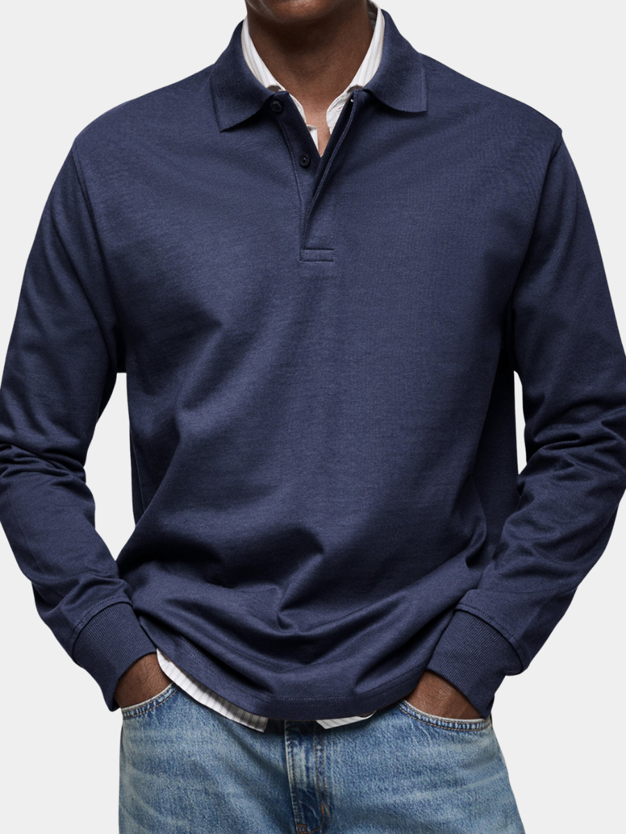 Merwena™  | LUXE POLO MIT LANGEN ÄRMELN