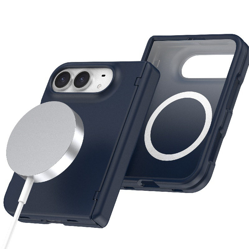 IPHONE MagSafe Compatible iPhone Duo Case | 360° Rotatable Ring Kickstand Hinge Protection